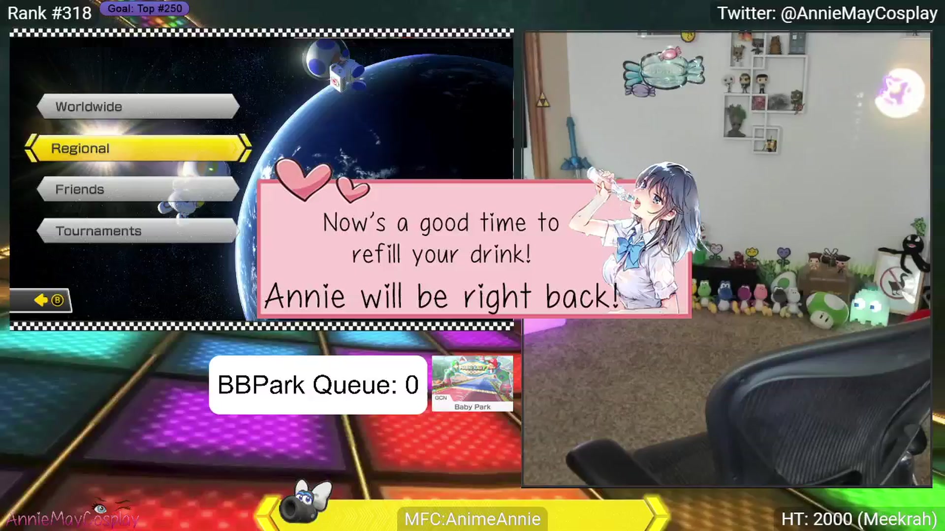 Gallery image thumbnail from AnimeAnnie's myfreecams stream on, 07/30/2024, 03:33 image 7 of 20