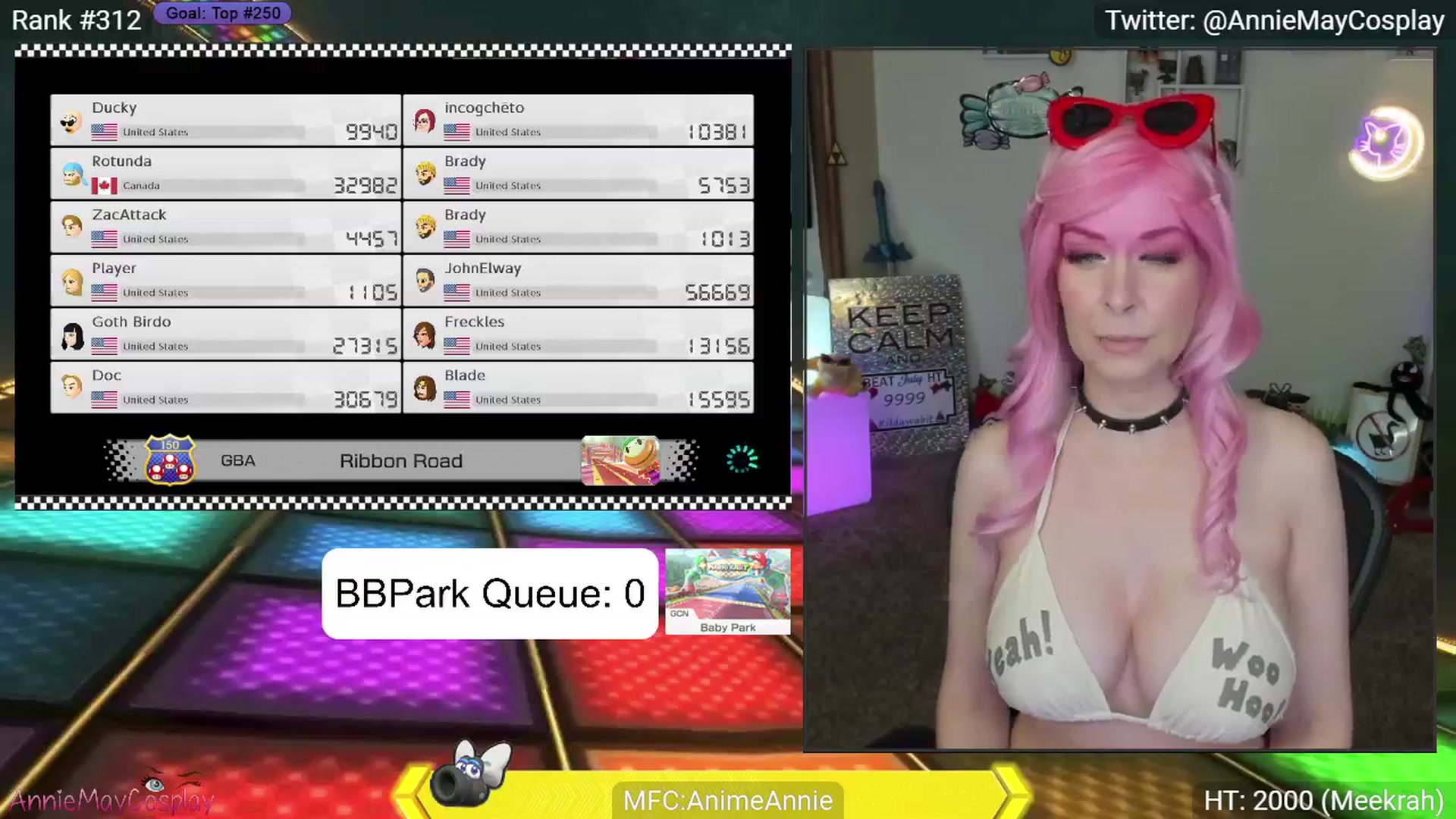 Gallery image thumbnail from AnimeAnnie's myfreecams stream on, 07/30/2024, 03:33 image 11 of 20