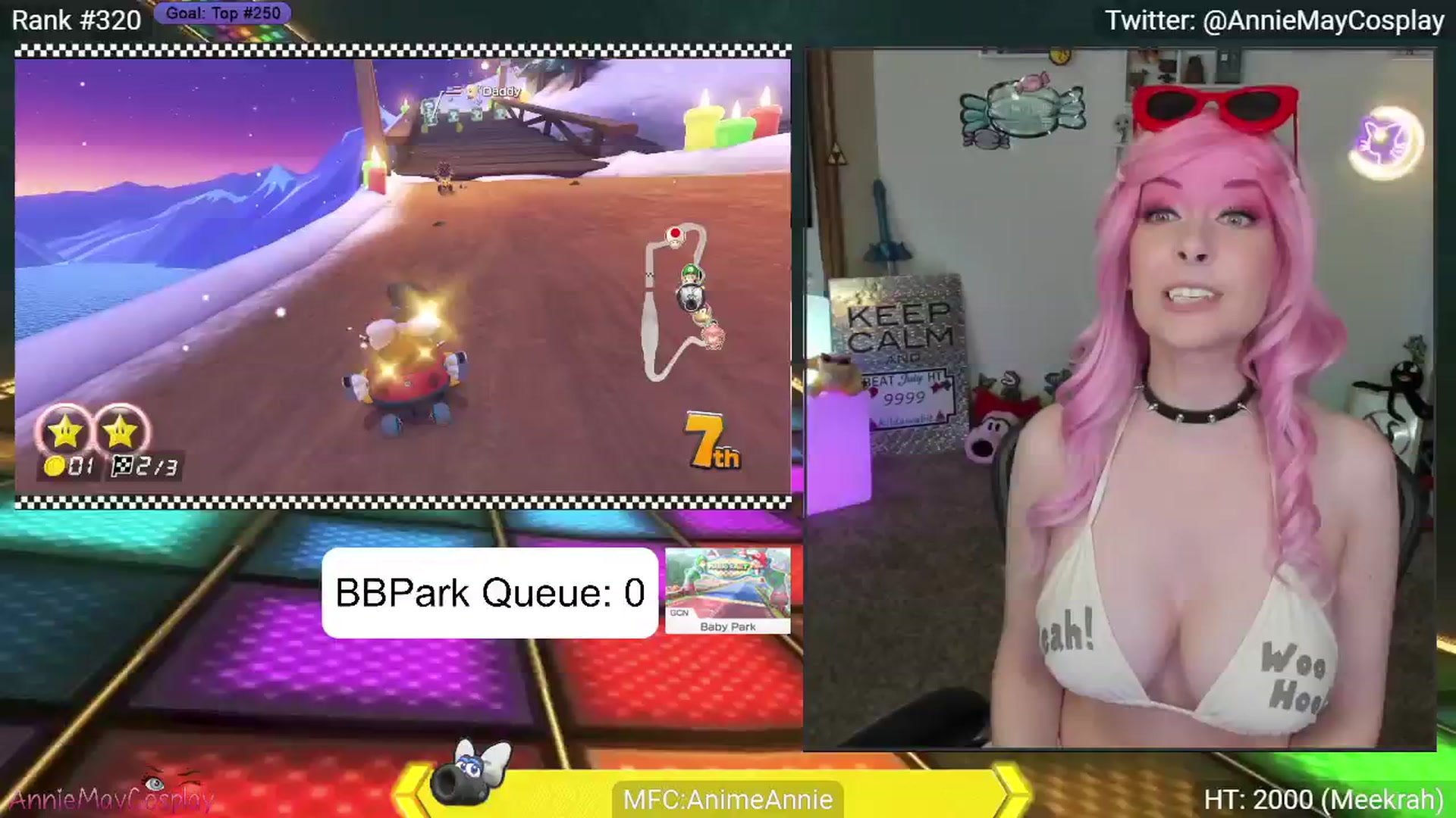 Gallery image thumbnail from AnimeAnnie's myfreecams stream on, 07/30/2024, 03:33 image 6 of 20