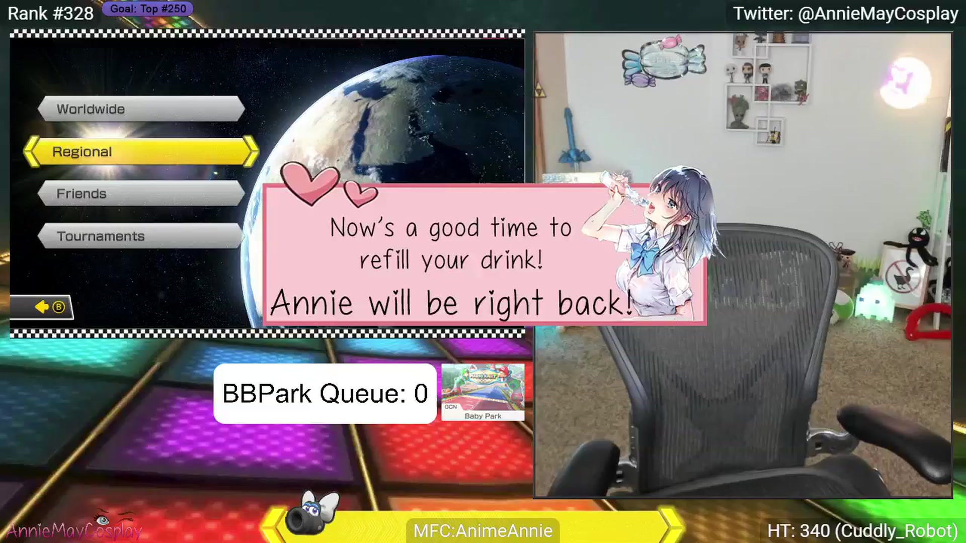 Gallery image thumbnail from AnimeAnnie's myfreecams stream on, 08/01/2024, 03:11 image 10 of 20