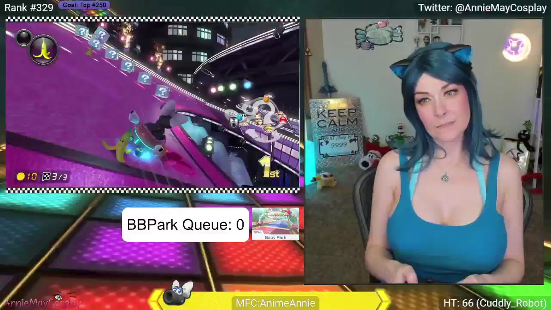 Gallery image thumbnail from AnimeAnnie's myfreecams stream on, 08/01/2024, 03:11 image 7 of 20