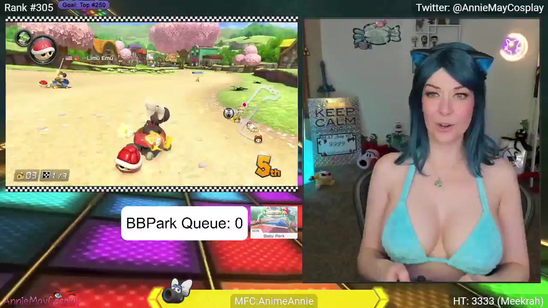 Gallery image thumbnail from AnimeAnnie's myfreecams stream on, 08/01/2024, 03:11 image 16 of 20