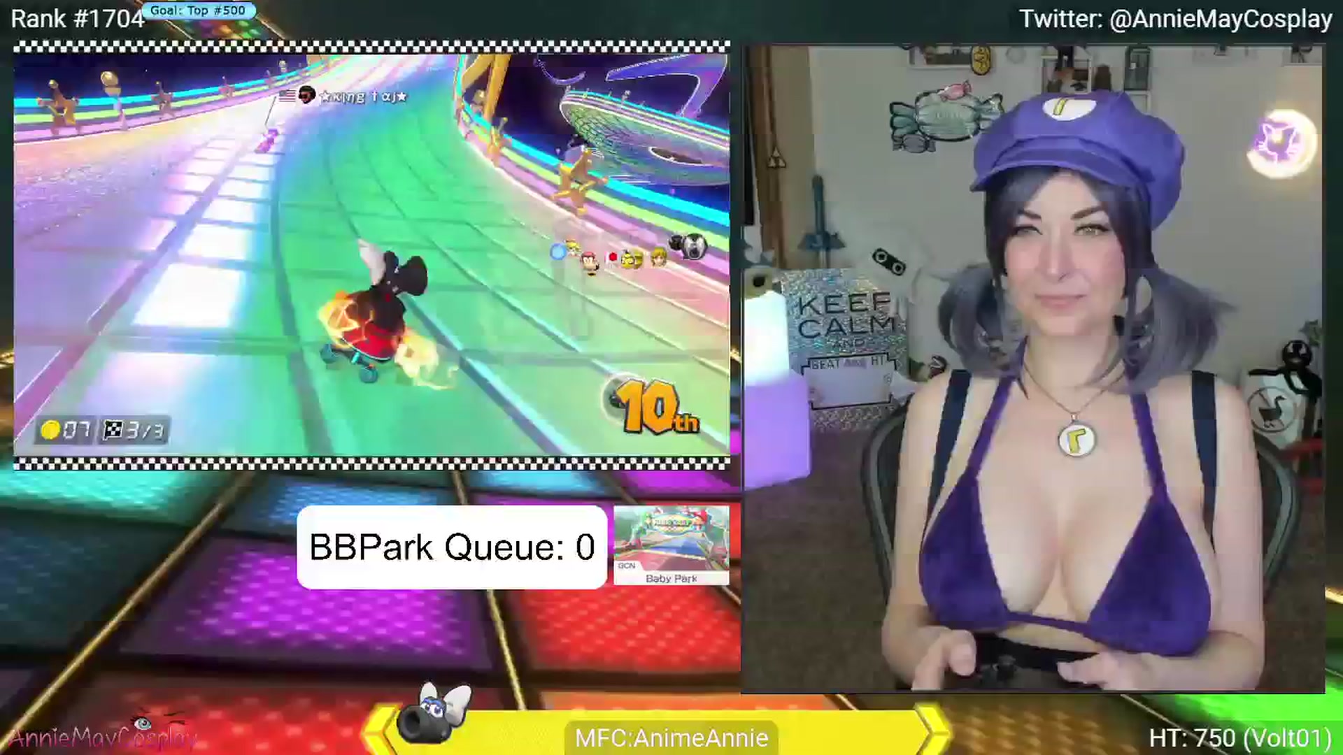 Gallery image thumbnail from AnimeAnnie's myfreecams stream on, 08/07/2024, 03:21 image 14 of 20