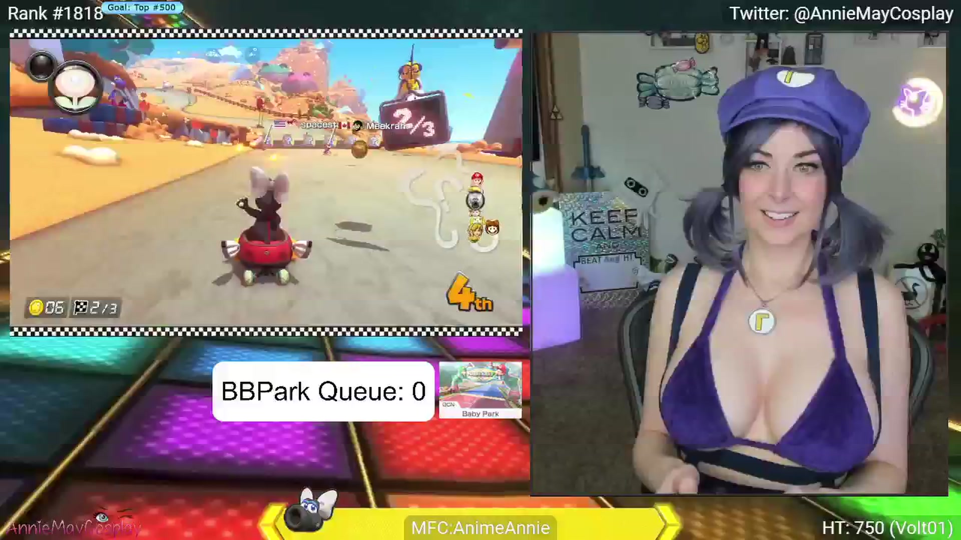 Gallery image thumbnail from AnimeAnnie's myfreecams stream on, 08/07/2024, 03:21 image 12 of 20