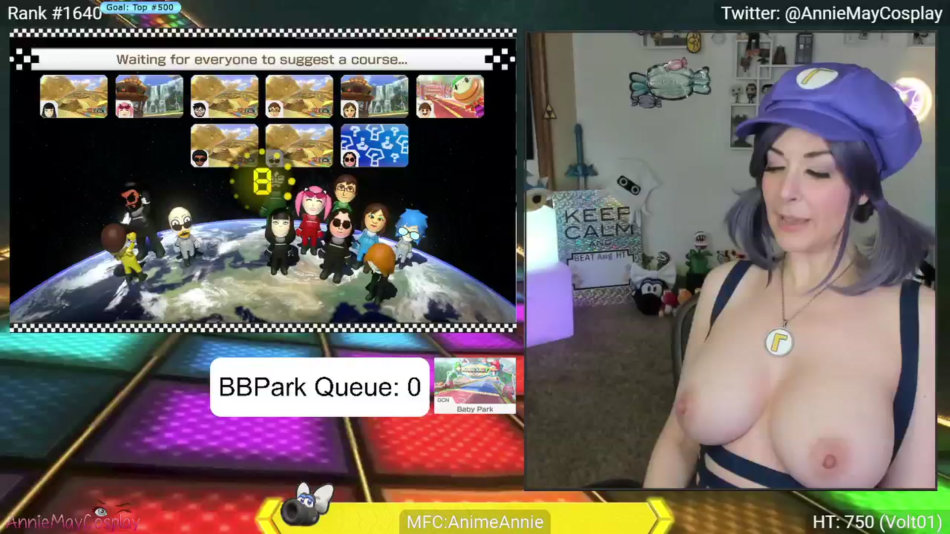 Gallery image thumbnail from AnimeAnnie's myfreecams stream on, 08/07/2024, 03:21 image 15 of 20