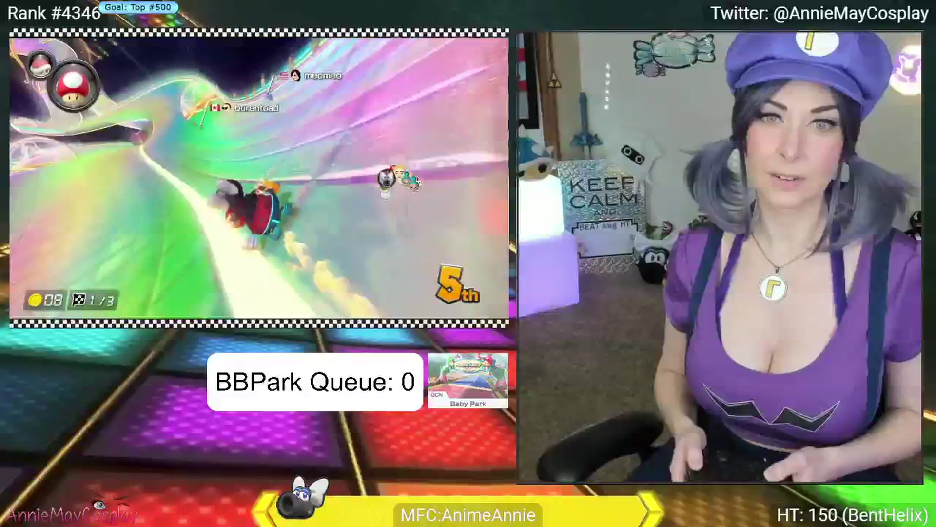 Gallery image thumbnail from AnimeAnnie's myfreecams stream on, 08/07/2024, 03:21 image 3 of 20