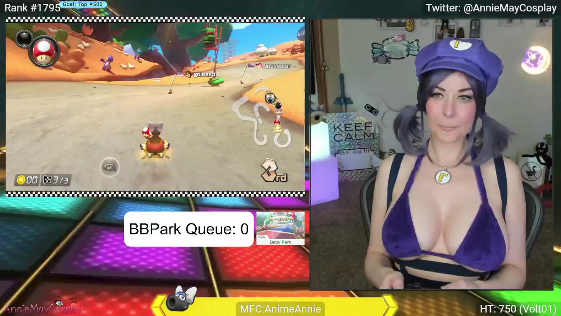 Gallery image thumbnail from AnimeAnnie's myfreecams stream on, 08/07/2024, 03:21 image 13 of 20