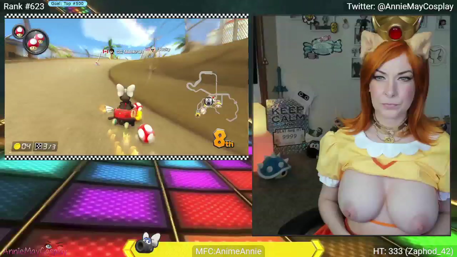 Gallery image thumbnail from AnimeAnnie's myfreecams stream on, 08/25/2024, 04:04 image 5 of 20