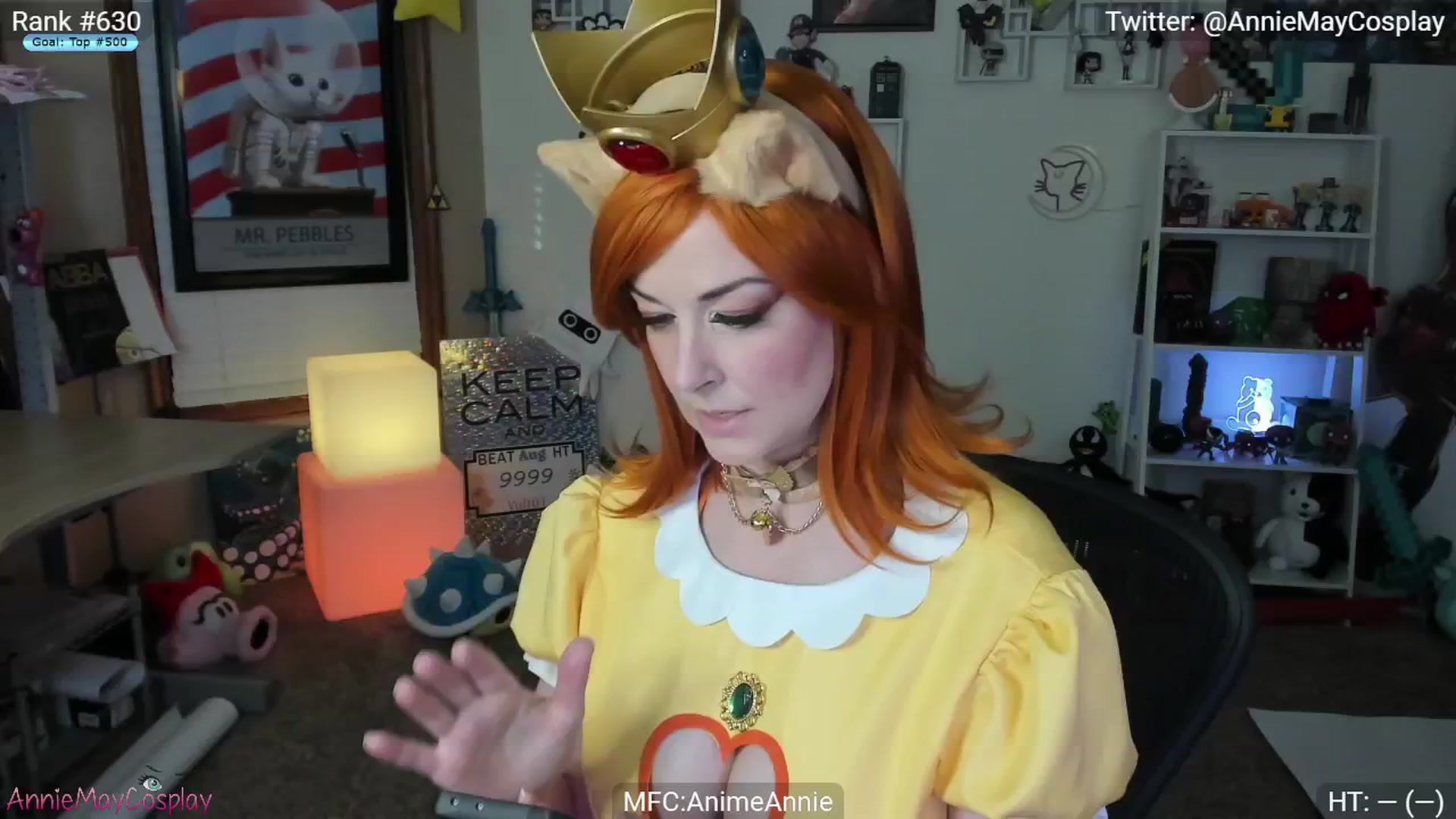 Gallery image thumbnail from AnimeAnnie's myfreecams stream on, 08/25/2024, 04:04 image 1 of 20