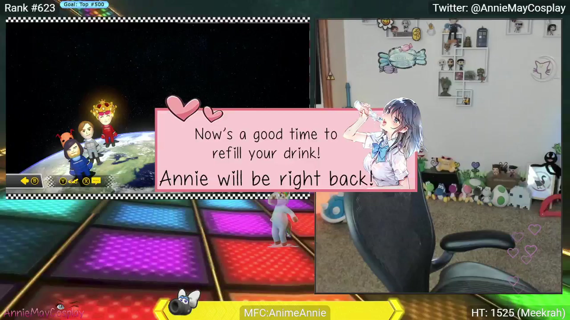 Gallery image thumbnail from AnimeAnnie's myfreecams stream on, 08/25/2024, 04:04 image 6 of 20