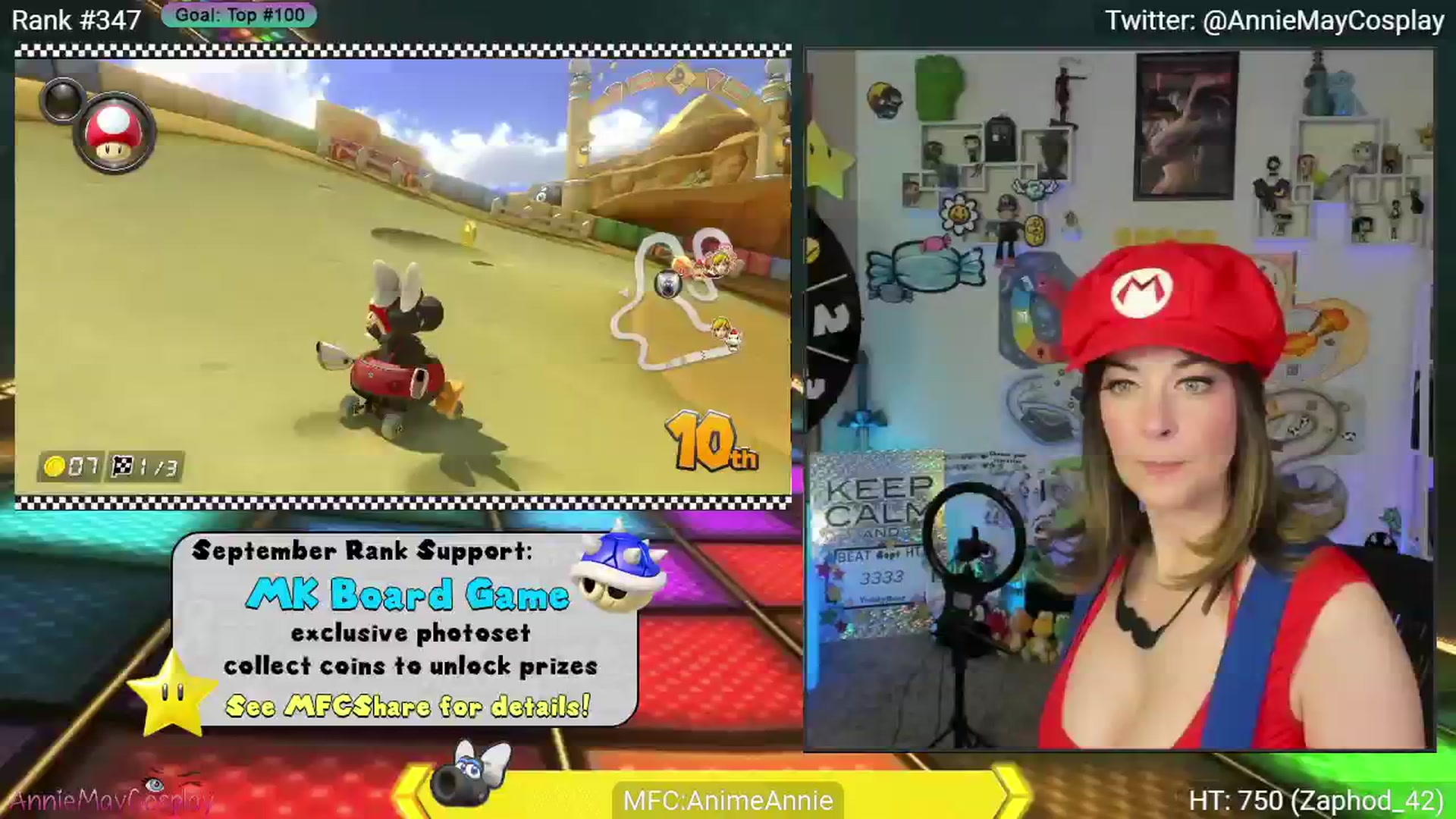 Gallery image thumbnail from AnimeAnnie's myfreecams stream on, 09/03/2024, 04:08 image 5 of 20