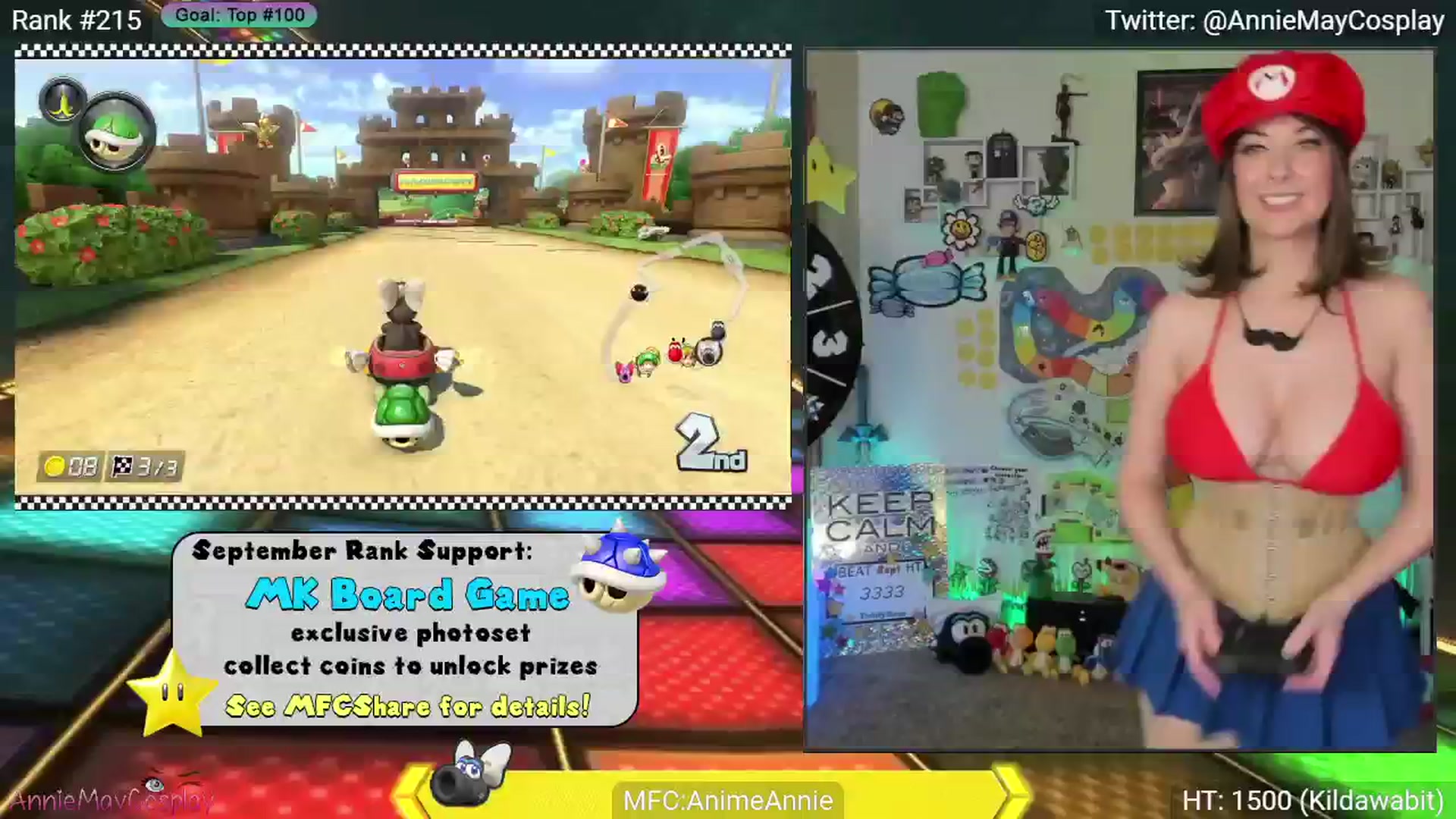 Gallery image thumbnail from AnimeAnnie's myfreecams stream on, 09/03/2024, 04:08 image 11 of 20