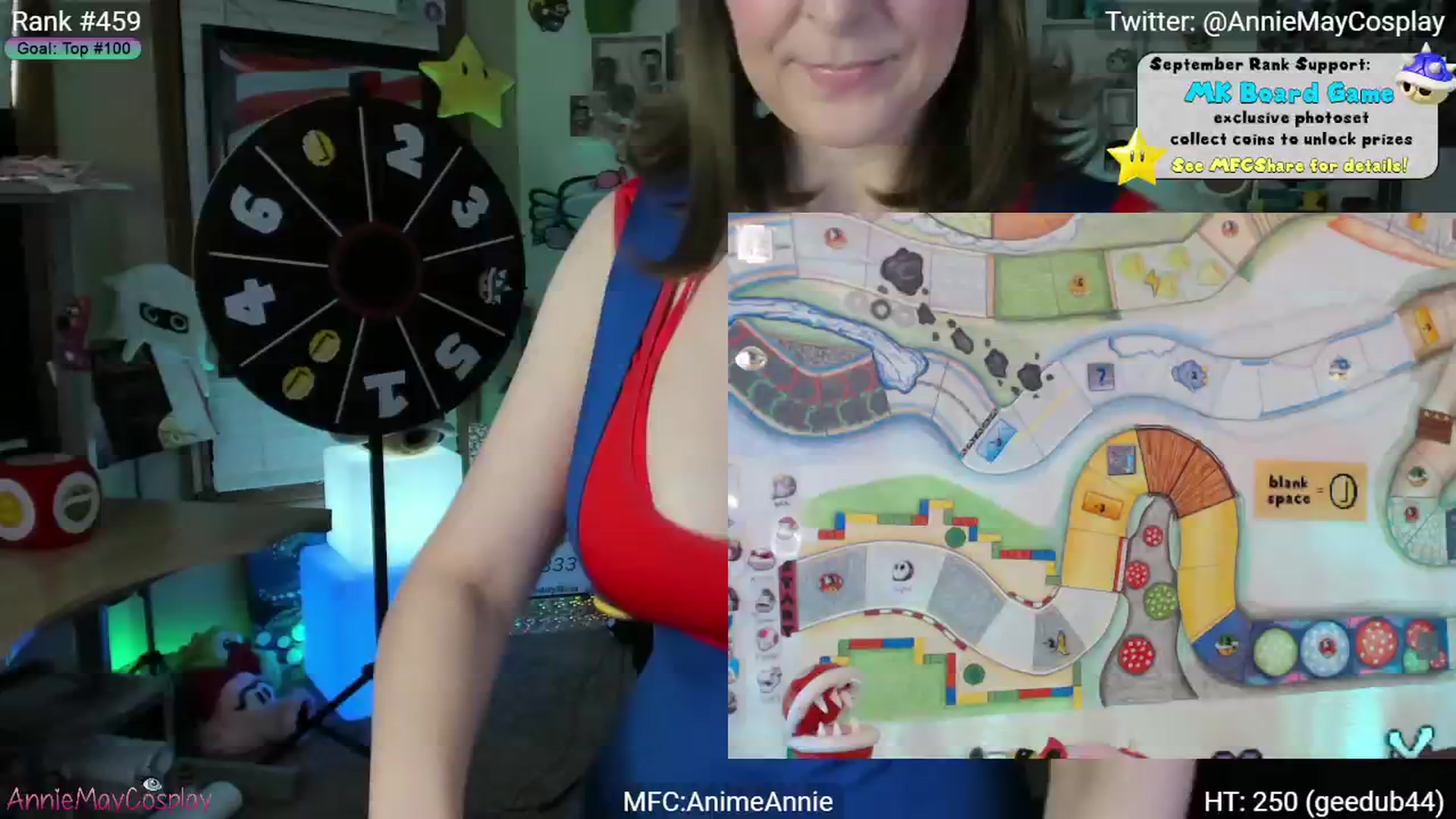 Gallery image thumbnail from AnimeAnnie's myfreecams stream on, 09/03/2024, 04:08 image 2 of 20