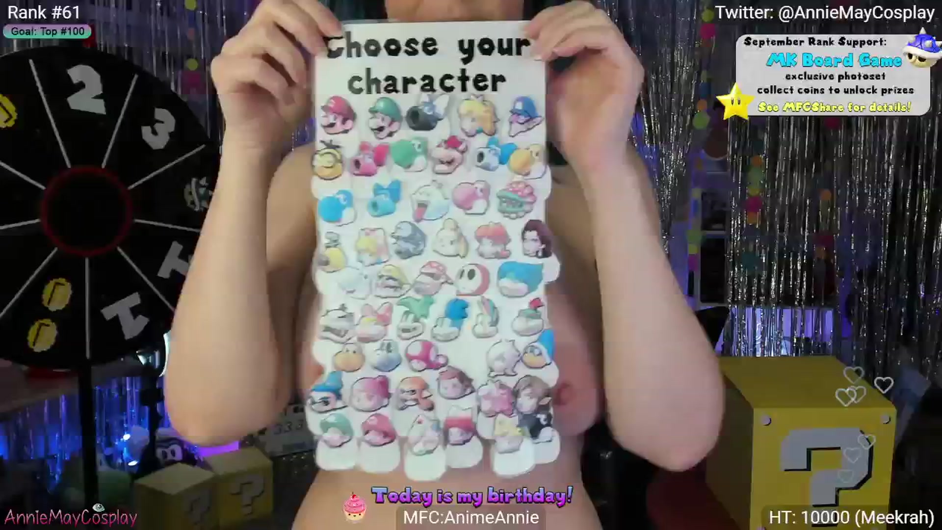 Gallery image thumbnail from AnimeAnnie's myfreecams stream on, 09/10/2024, 04:13 image 13 of 20