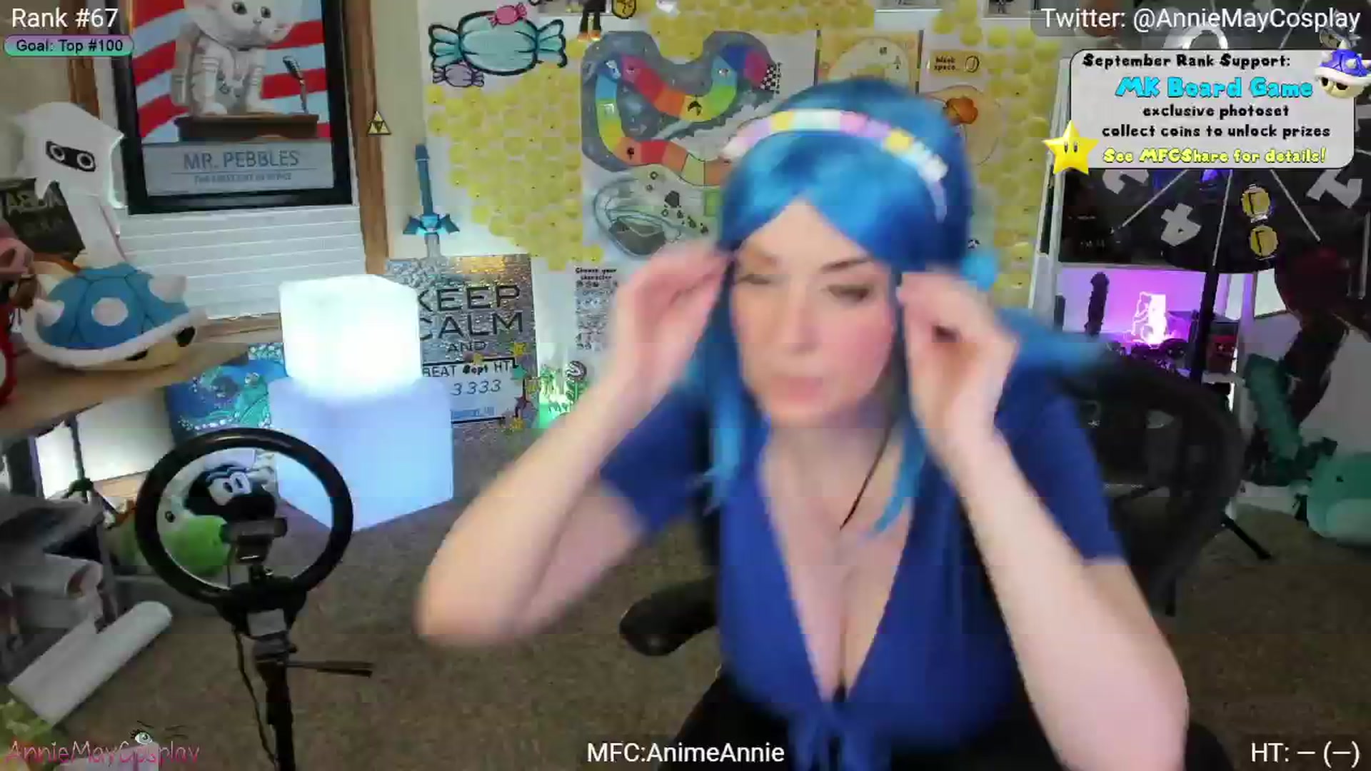 Gallery image thumbnail from AnimeAnnie's myfreecams stream on, 09/13/2024, 01:19 image 1 of 20