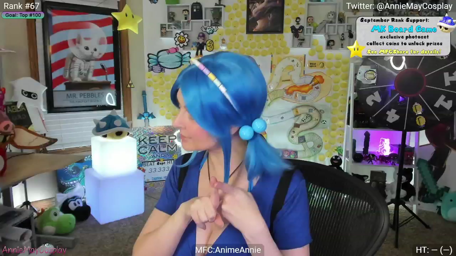 Gallery image thumbnail from AnimeAnnie's myfreecams stream on, 09/13/2024, 01:19 image 7 of 20