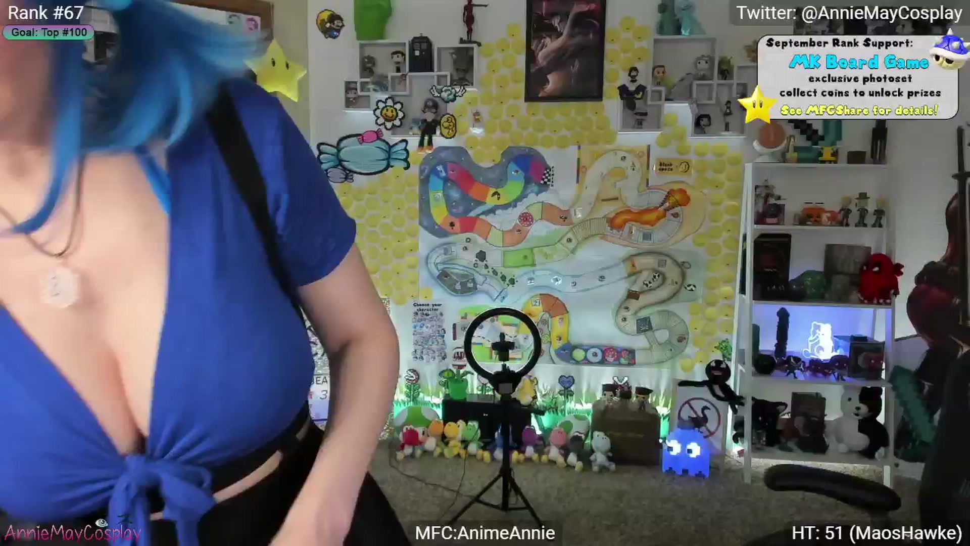 Gallery image thumbnail from AnimeAnnie's myfreecams stream on, 09/13/2024, 01:19 image 19 of 20