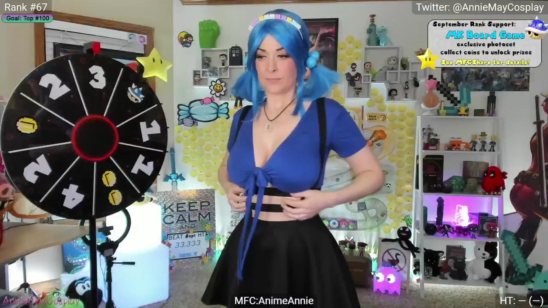Gallery image thumbnail from AnimeAnnie's myfreecams stream on, 09/13/2024, 01:19 image 9 of 20