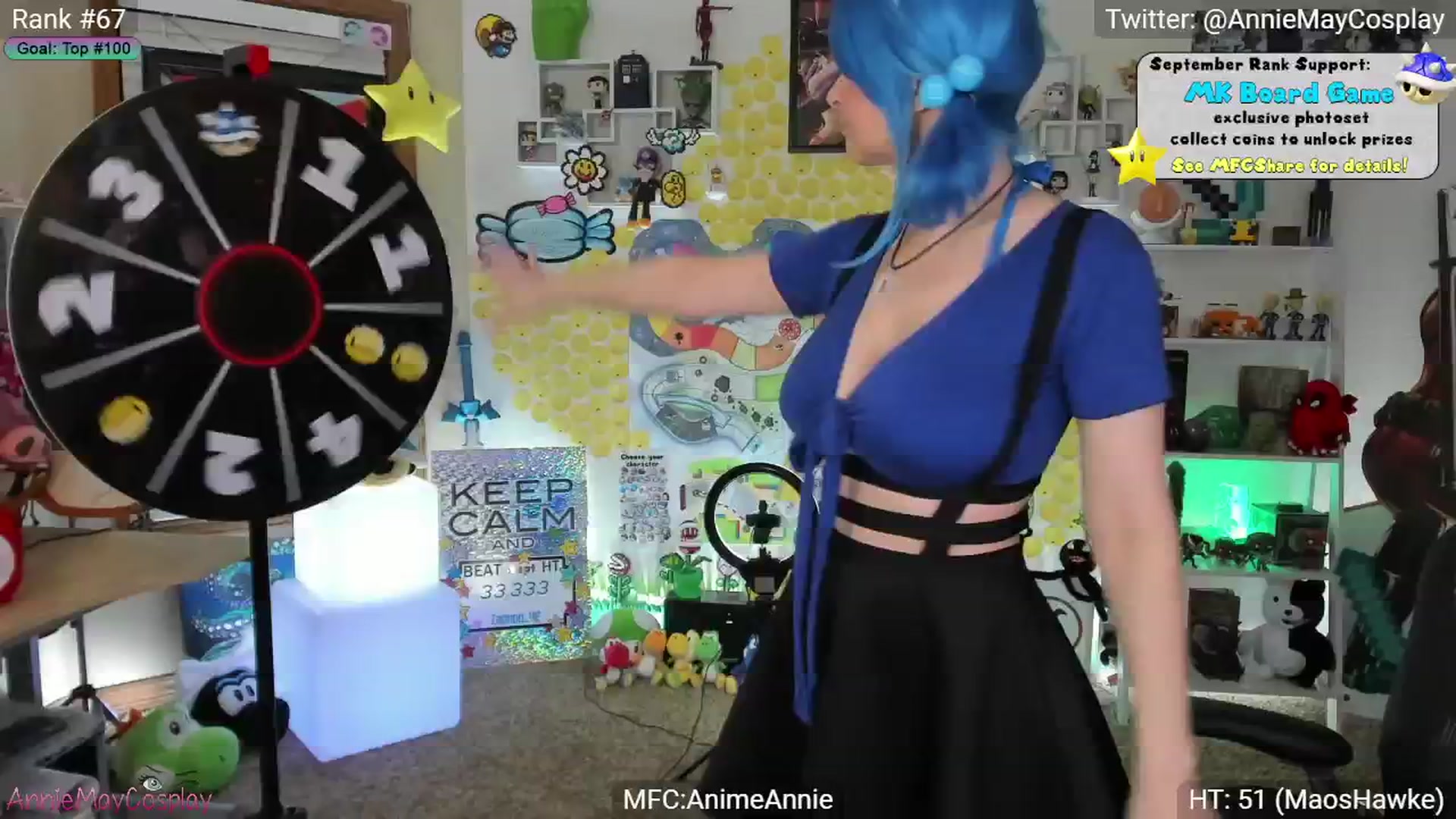 Gallery image thumbnail from AnimeAnnie's myfreecams stream on, 09/13/2024, 01:19 image 18 of 20