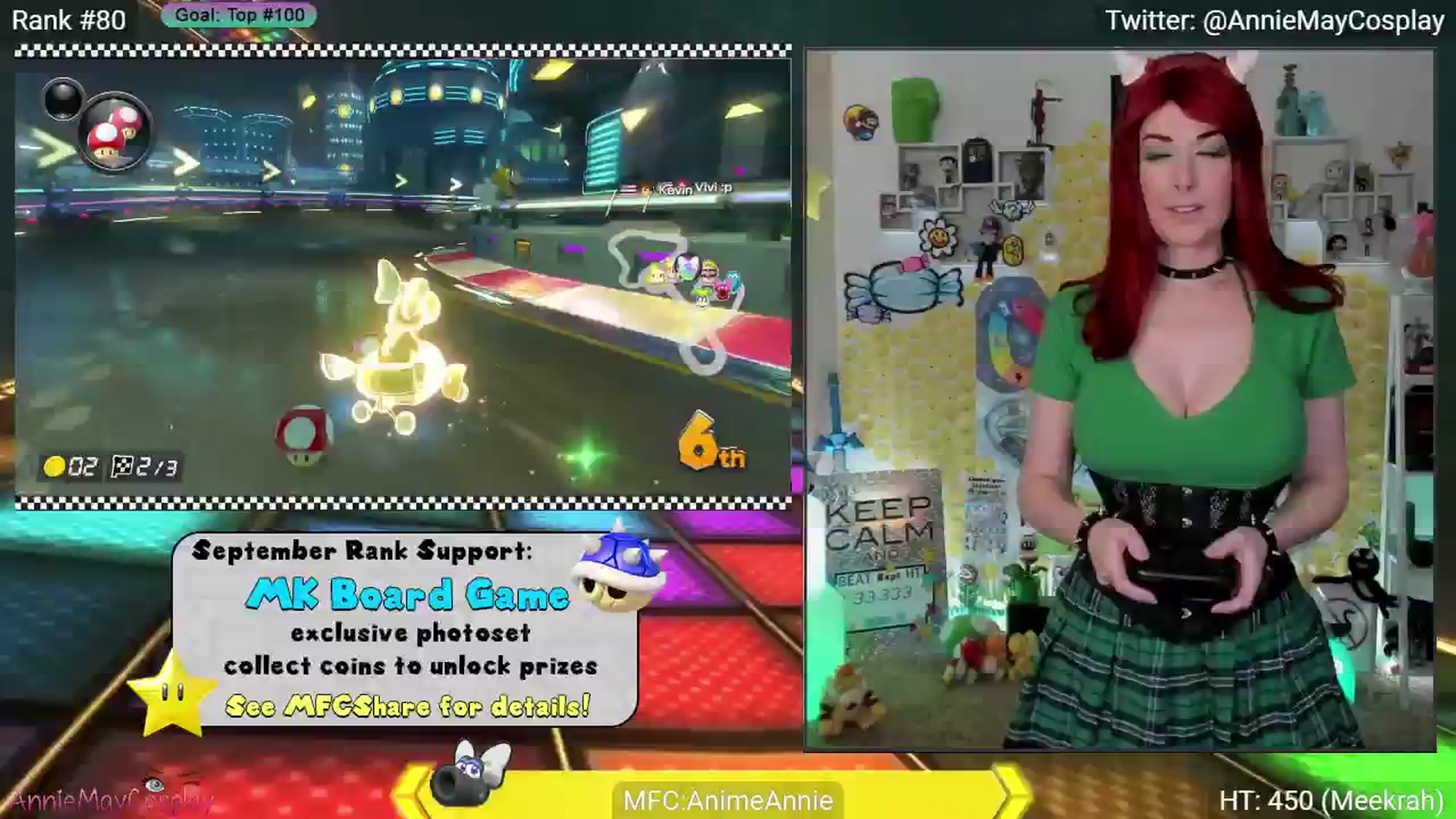Gallery image thumbnail from AnimeAnnie's myfreecams stream on, 09/17/2024, 04:20 image 8 of 20