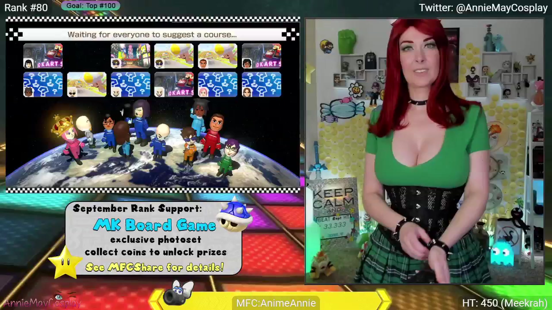 Gallery image thumbnail from AnimeAnnie's myfreecams stream on, 09/17/2024, 04:20 image 19 of 20