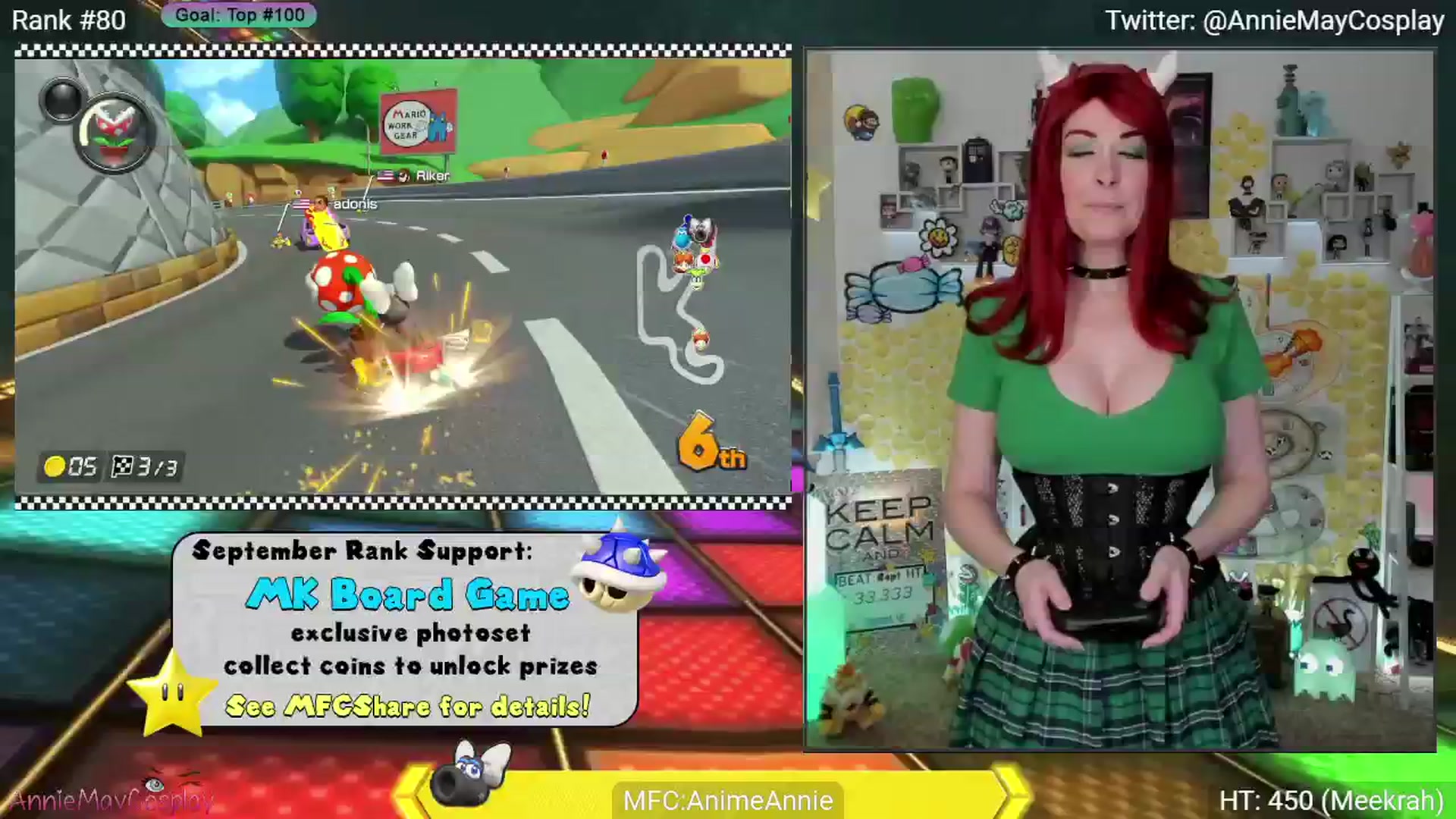 Gallery image thumbnail from AnimeAnnie's myfreecams stream on, 09/17/2024, 04:20 image 12 of 20