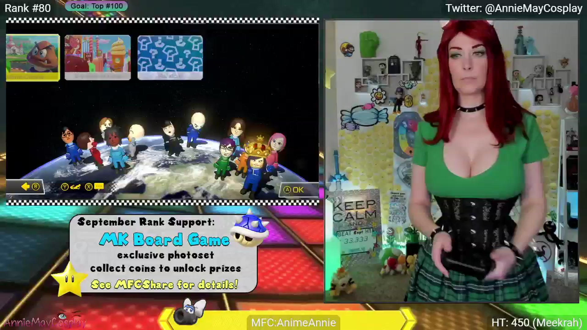 Gallery image thumbnail from AnimeAnnie's myfreecams stream on, 09/17/2024, 04:20 image 20 of 20