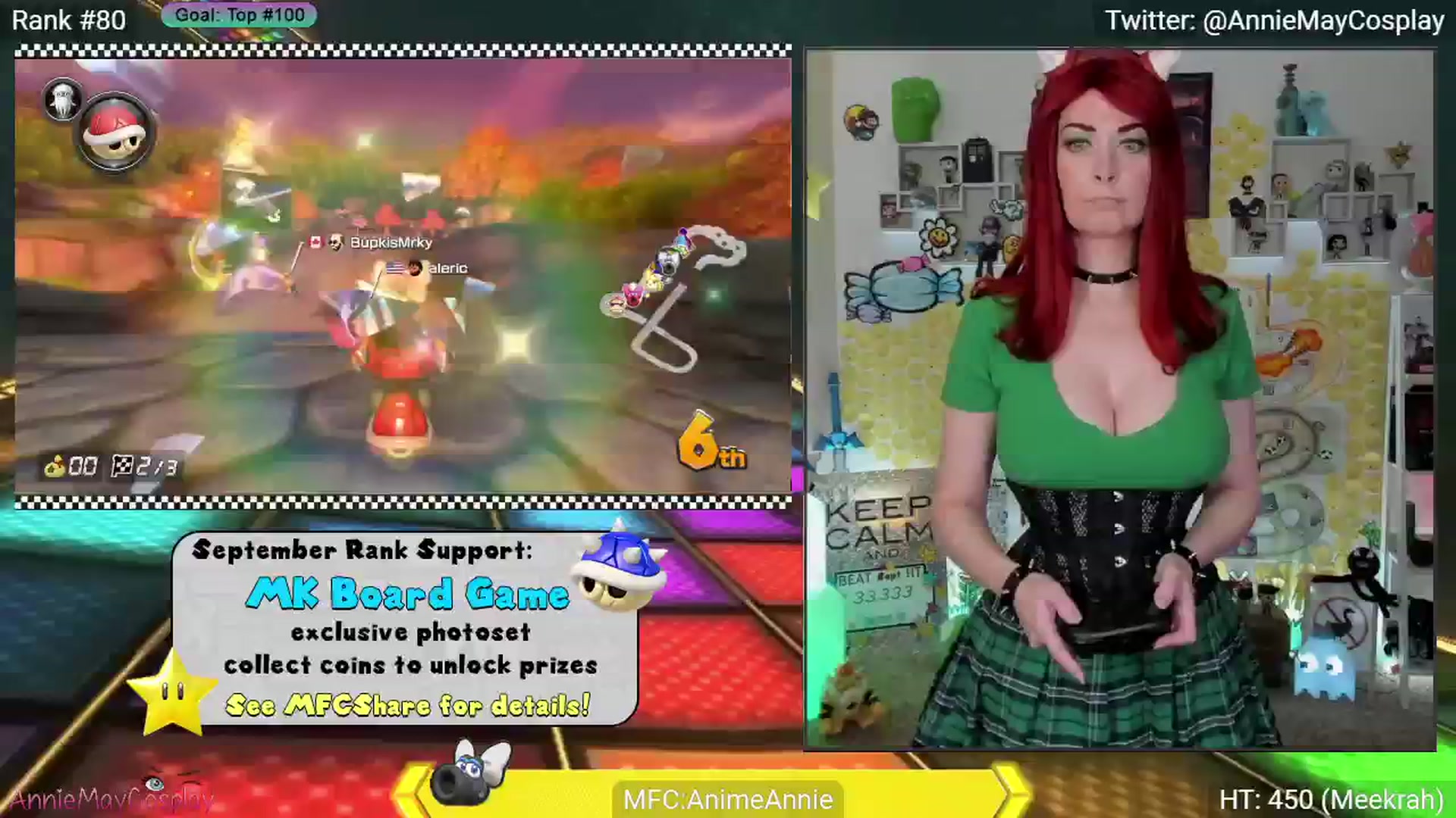 Gallery image thumbnail from AnimeAnnie's myfreecams stream on, 09/17/2024, 04:20 image 13 of 20