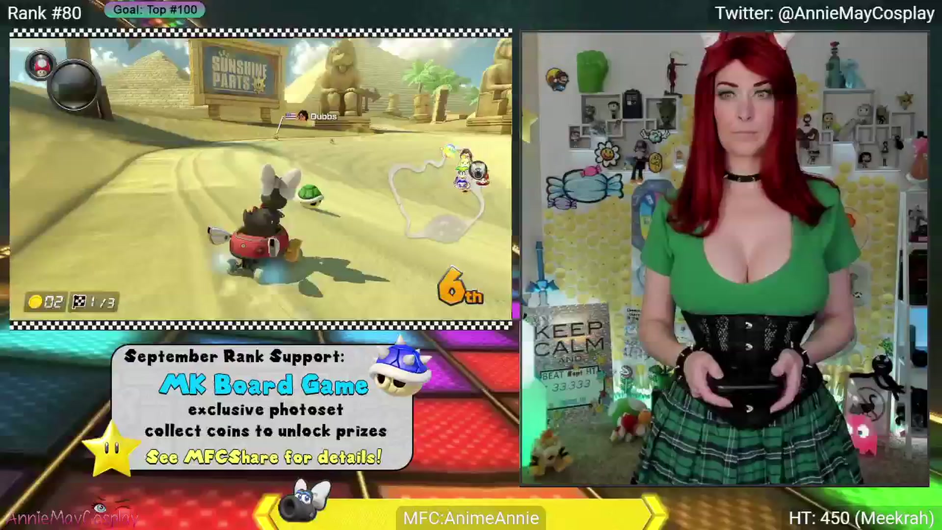 Gallery image thumbnail from AnimeAnnie's myfreecams stream on, 09/17/2024, 04:20 image 18 of 20