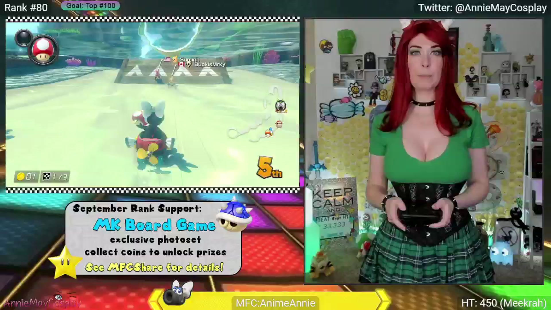 Gallery image thumbnail from AnimeAnnie's myfreecams stream on, 09/17/2024, 04:20 image 14 of 20