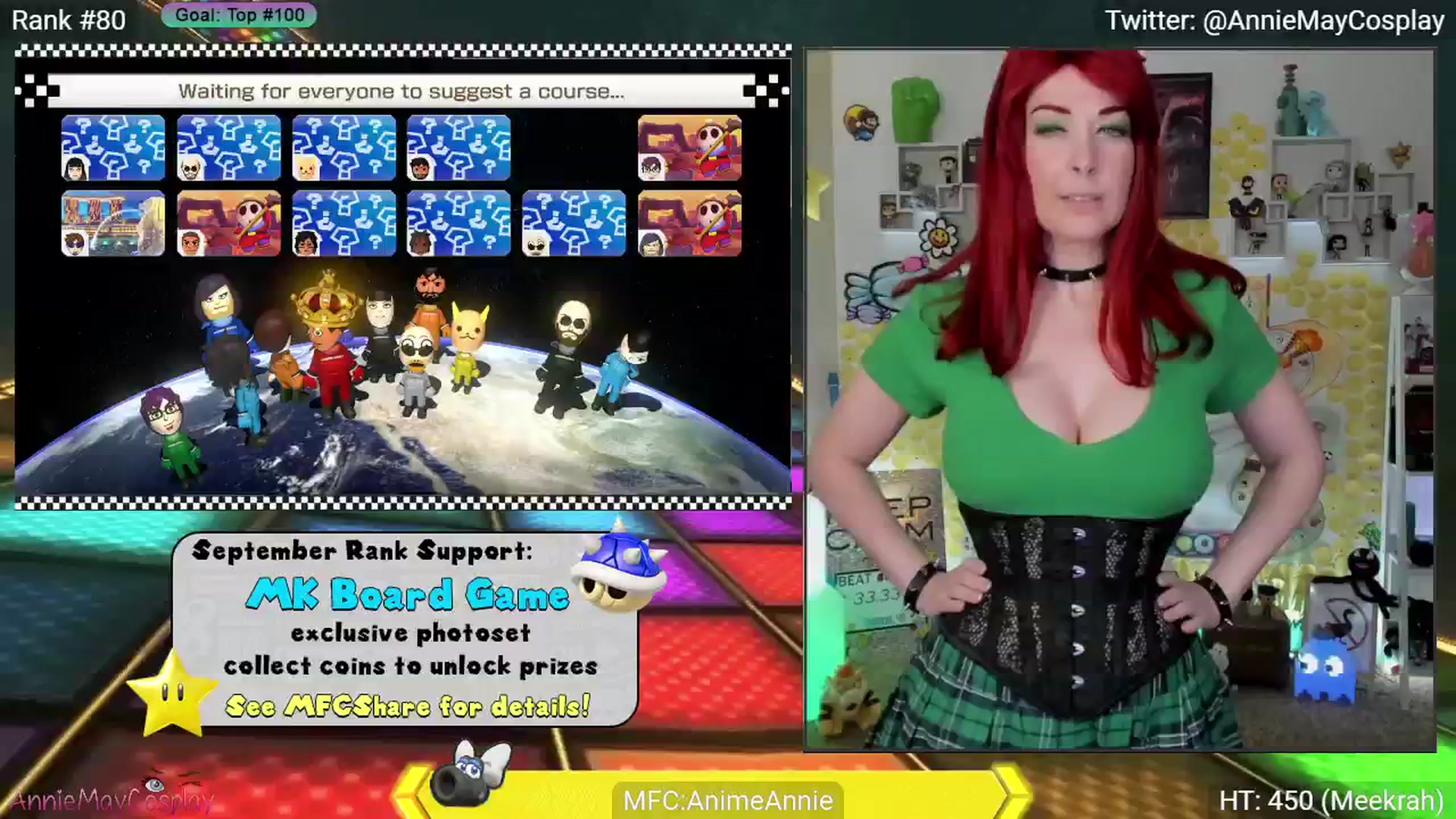 Gallery image thumbnail from AnimeAnnie's myfreecams stream on, 09/17/2024, 04:20 image 15 of 20