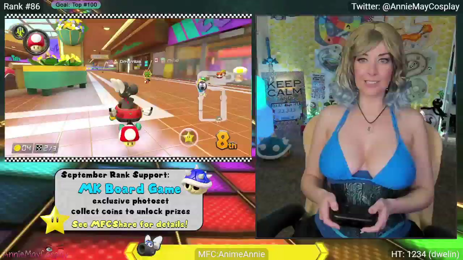 Gallery image thumbnail from AnimeAnnie's myfreecams stream on, 09/19/2024, 04:01 image 19 of 20