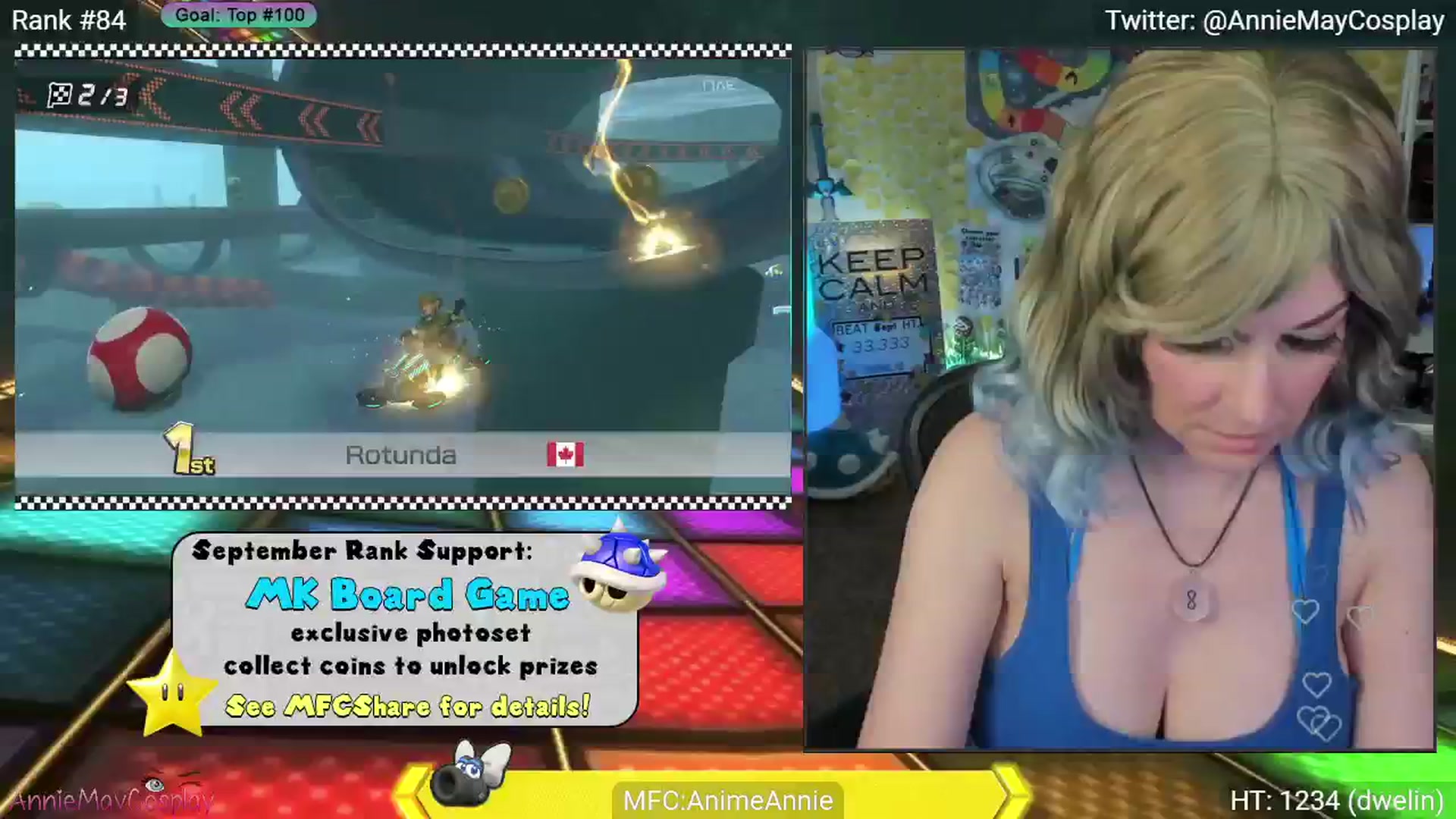 Gallery image thumbnail from AnimeAnnie's myfreecams stream on, 09/19/2024, 04:01 image 6 of 20