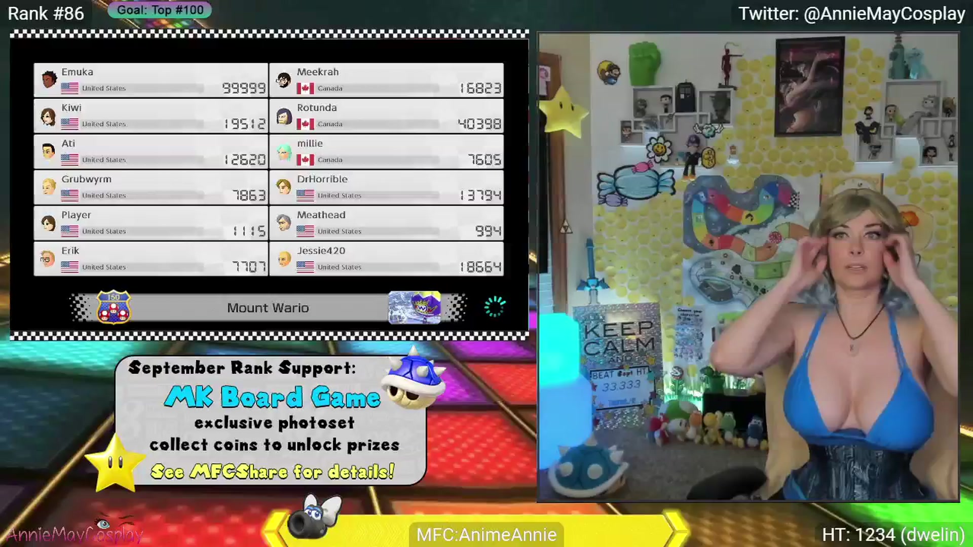 Gallery image thumbnail from AnimeAnnie's myfreecams stream on, 09/19/2024, 04:01 image 18 of 20