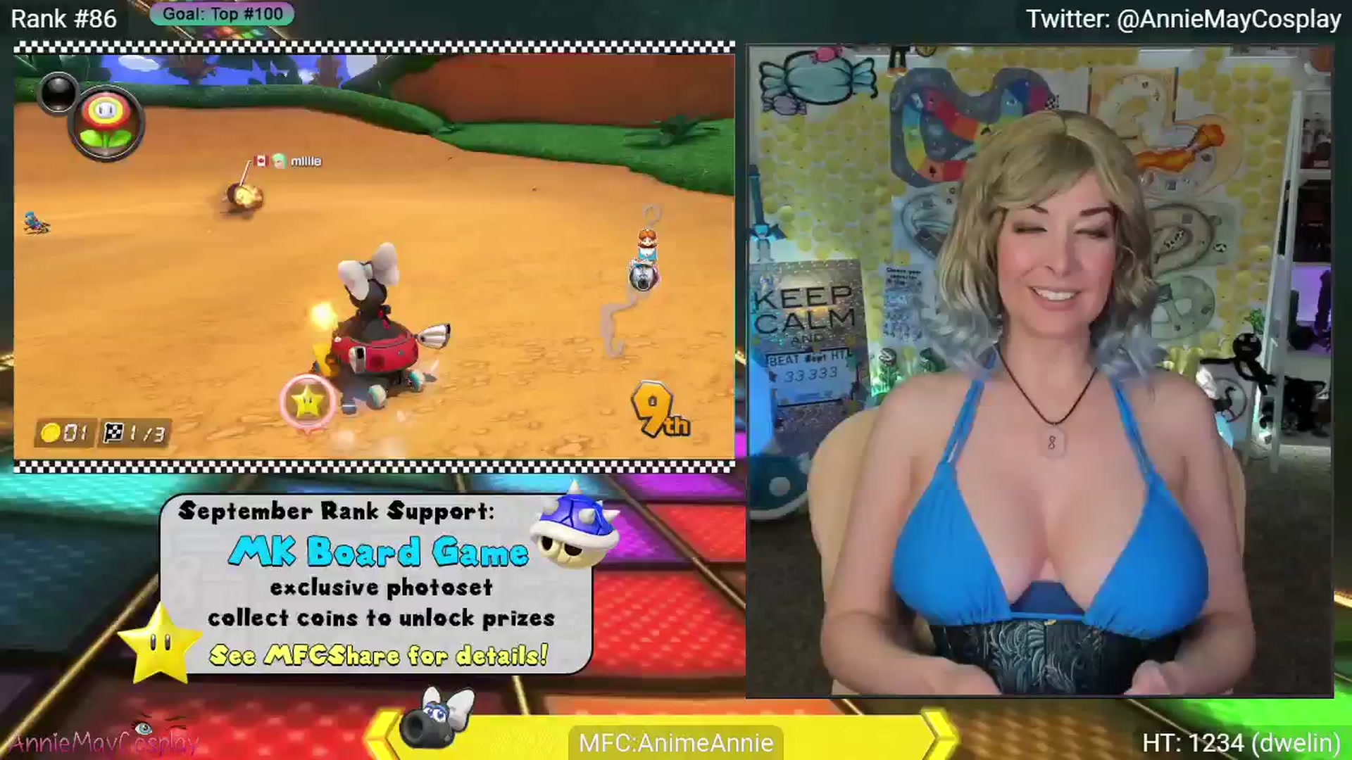 Gallery image thumbnail from AnimeAnnie's myfreecams stream on, 09/19/2024, 04:01 image 16 of 20