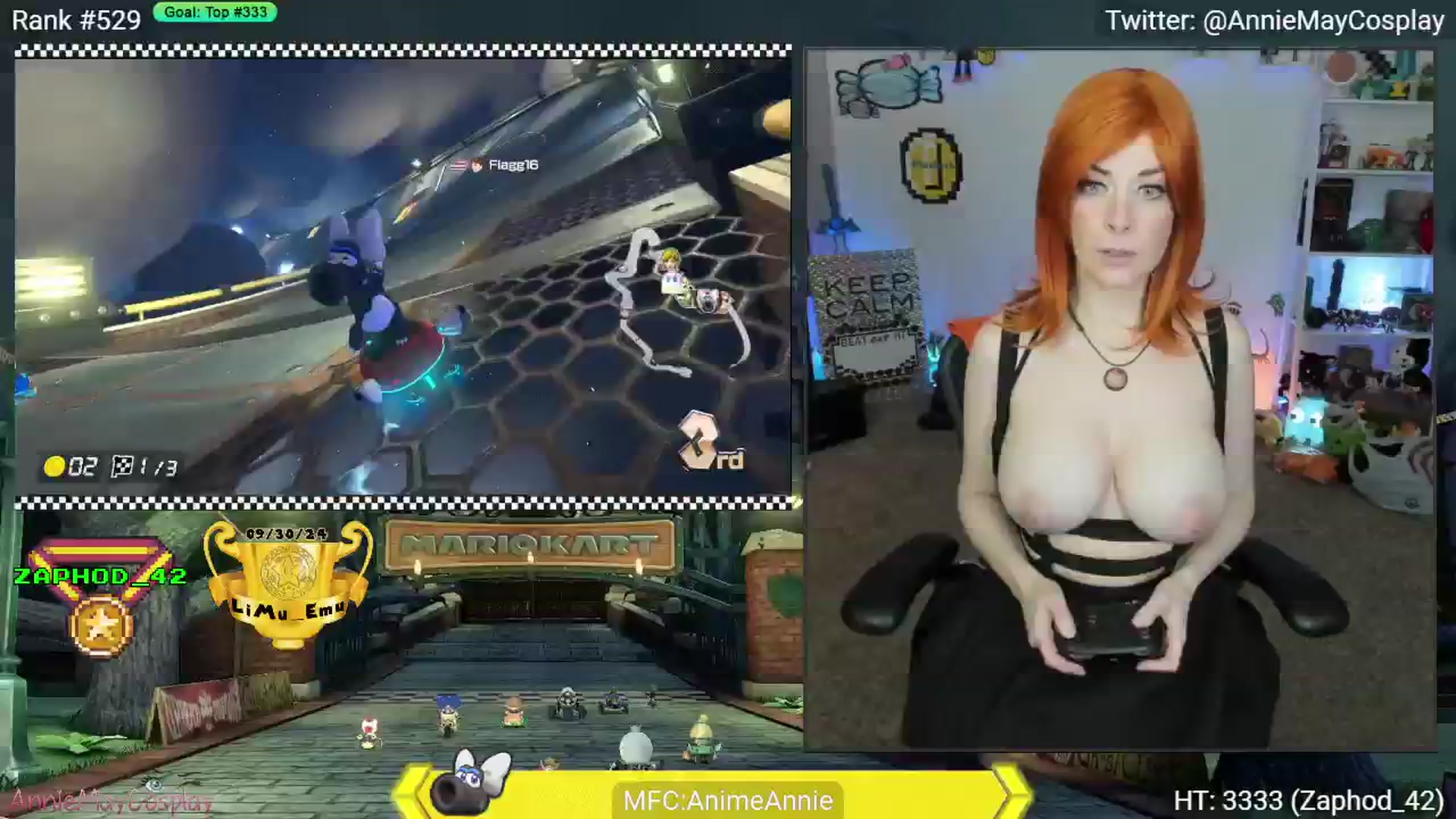 Gallery image thumbnail from AnimeAnnie's myfreecams stream on, 10/03/2024, 03:24 image 8 of 20
