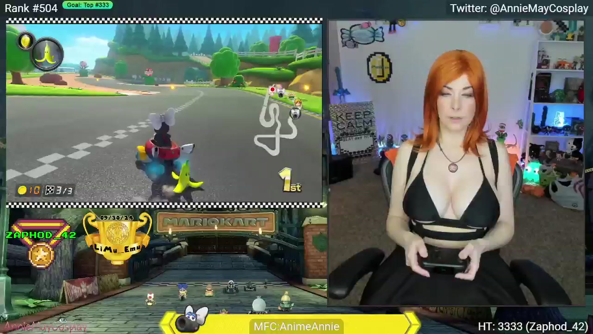 Gallery image thumbnail from AnimeAnnie's myfreecams stream on, 10/03/2024, 03:24 image 10 of 20