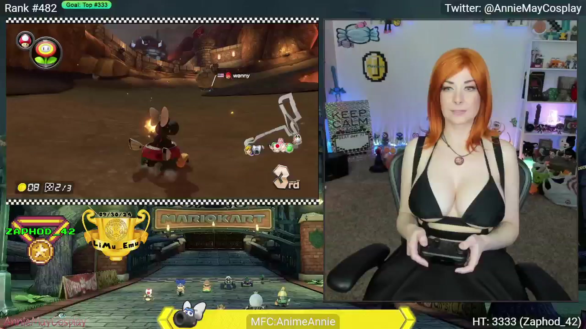 Gallery image thumbnail from AnimeAnnie's myfreecams stream on, 10/03/2024, 03:24 image 16 of 20