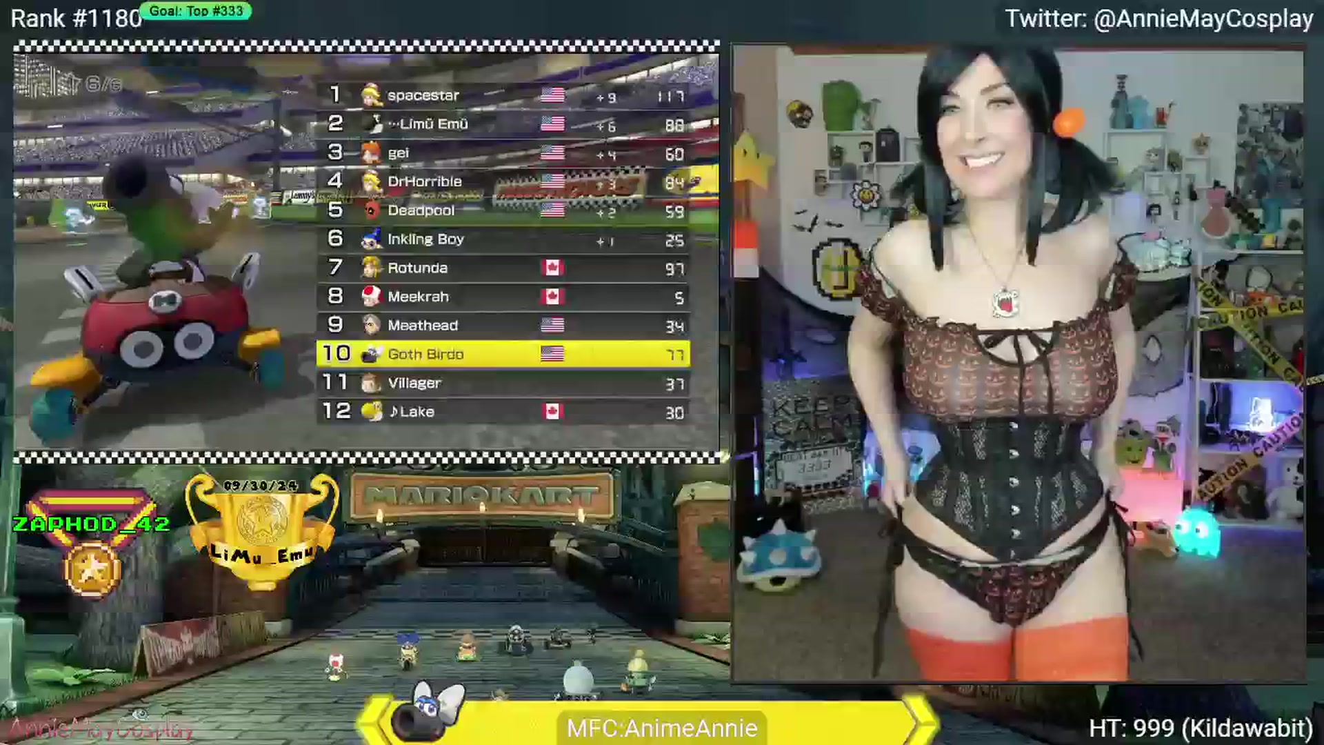 Gallery image thumbnail from AnimeAnnie's myfreecams stream on, 10/15/2024, 04:39 image 18 of 20