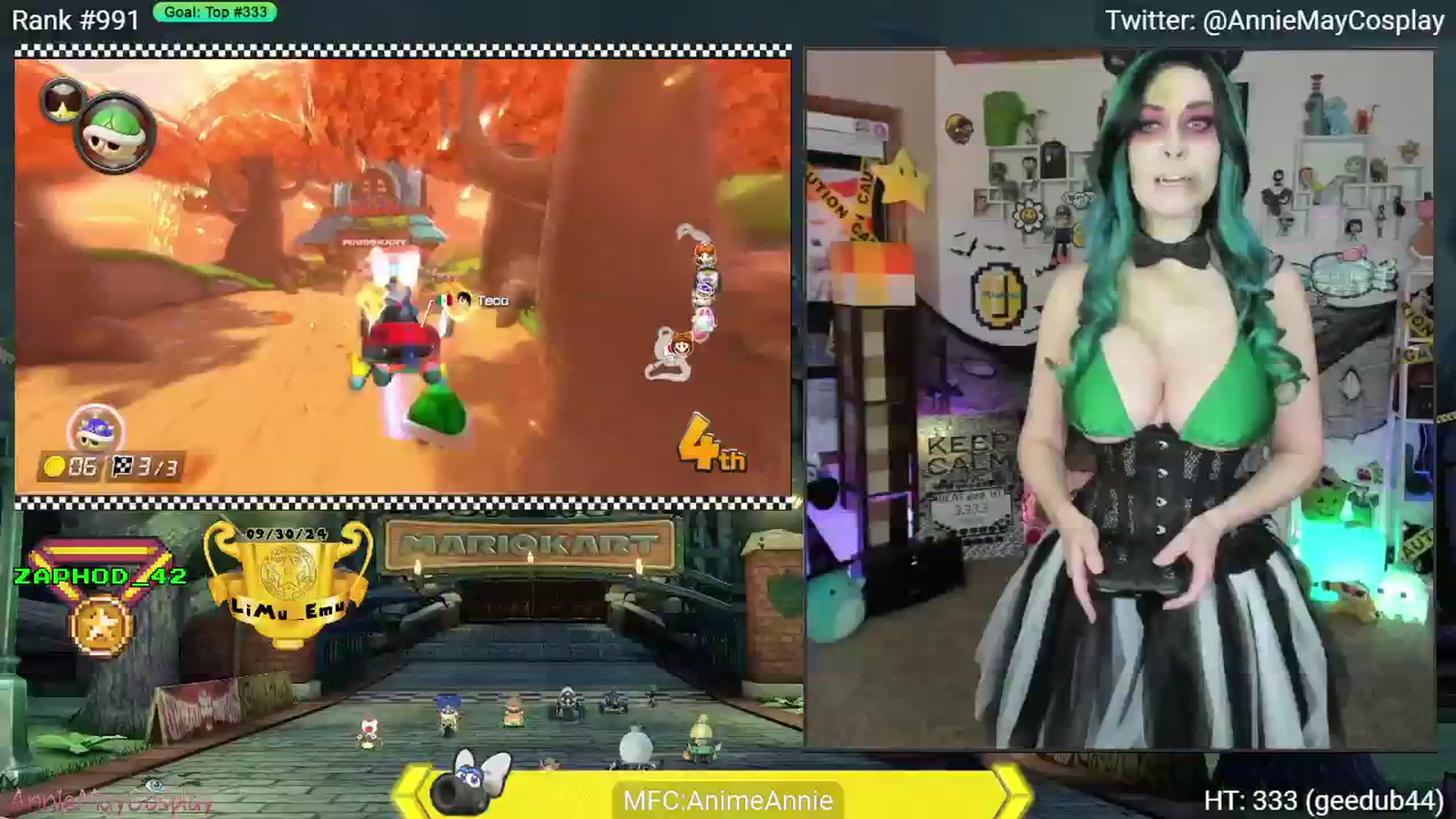 Gallery image thumbnail from AnimeAnnie's myfreecams stream on, 10/27/2024, 02:32 image 16 of 20