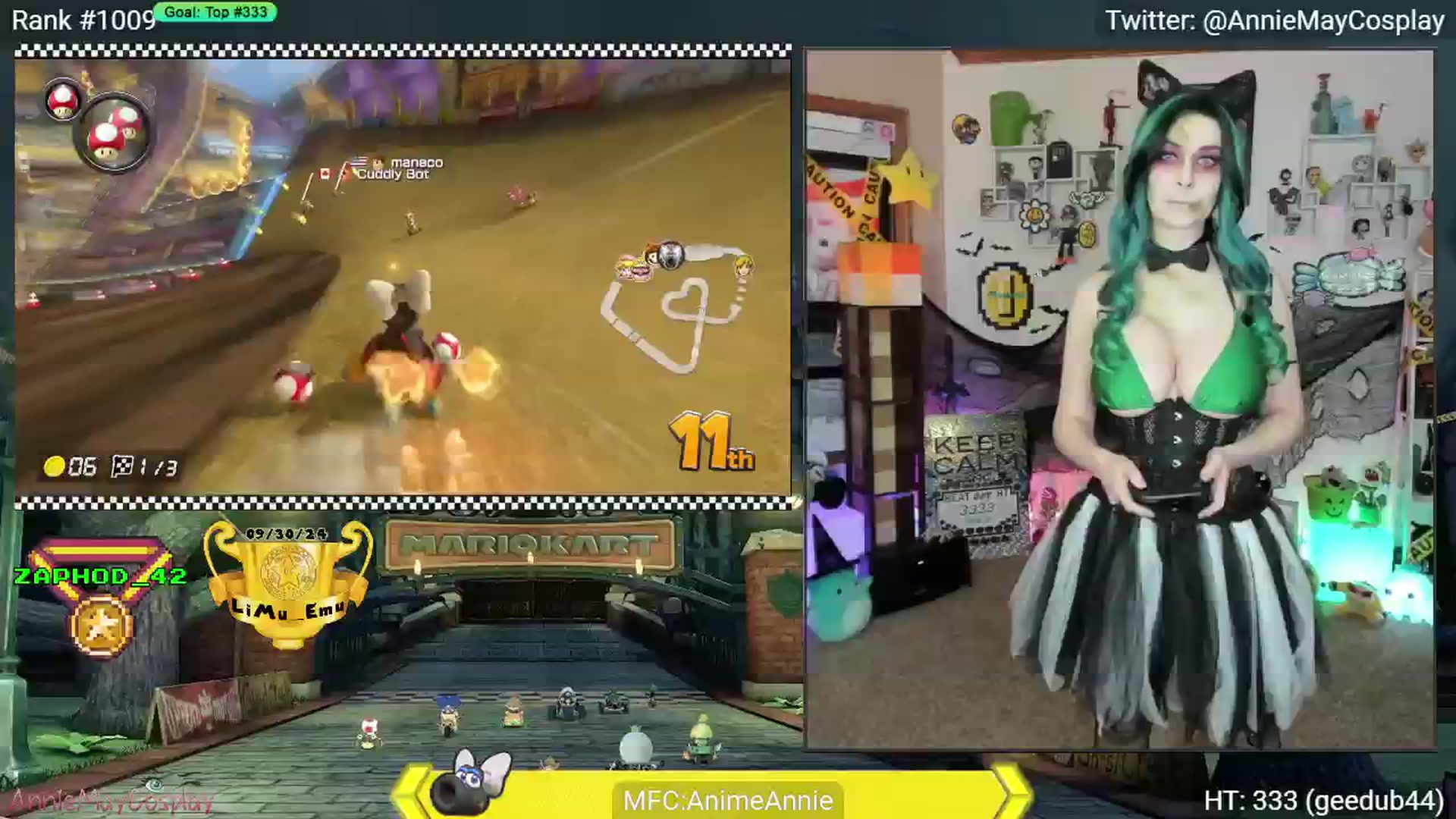 Gallery image thumbnail from AnimeAnnie's myfreecams stream on, 10/27/2024, 02:32 image 15 of 20