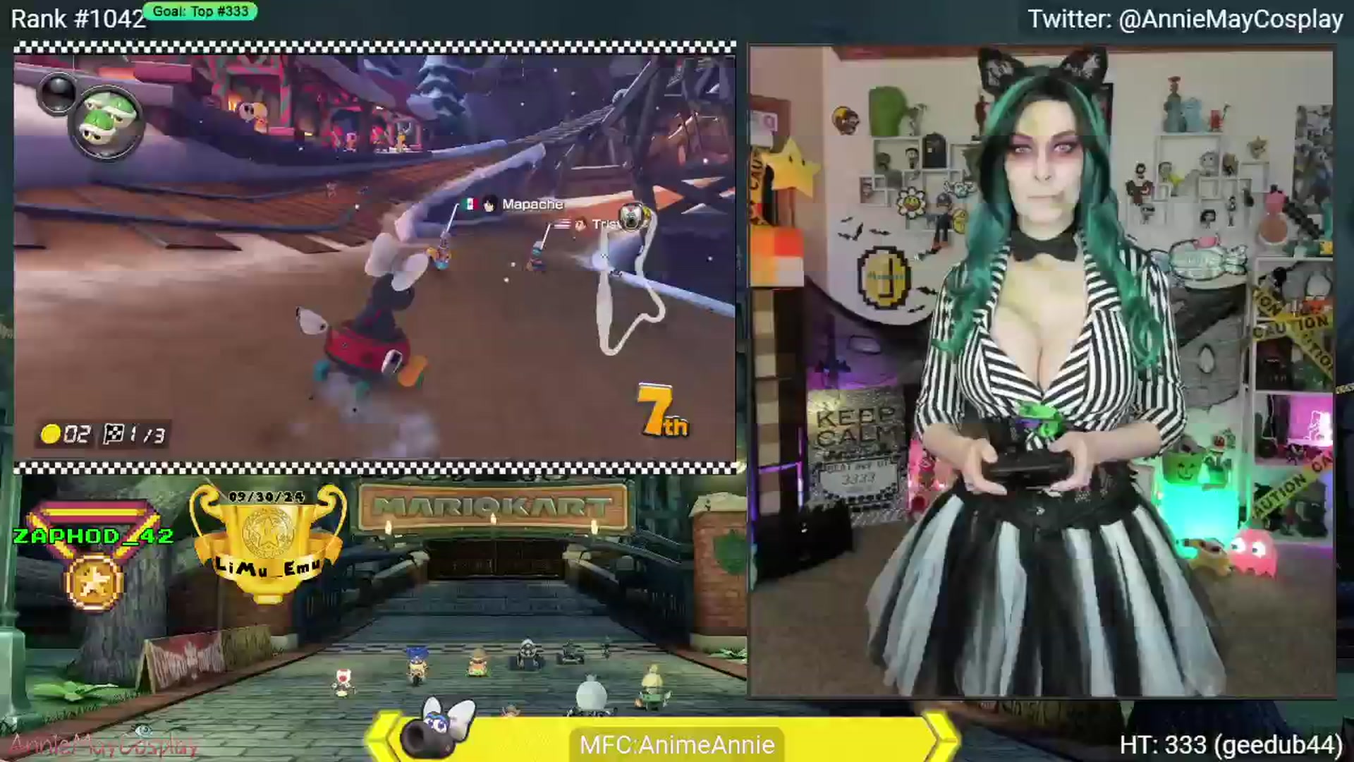 Gallery image thumbnail from AnimeAnnie's myfreecams stream on, 10/27/2024, 02:32 image 10 of 20