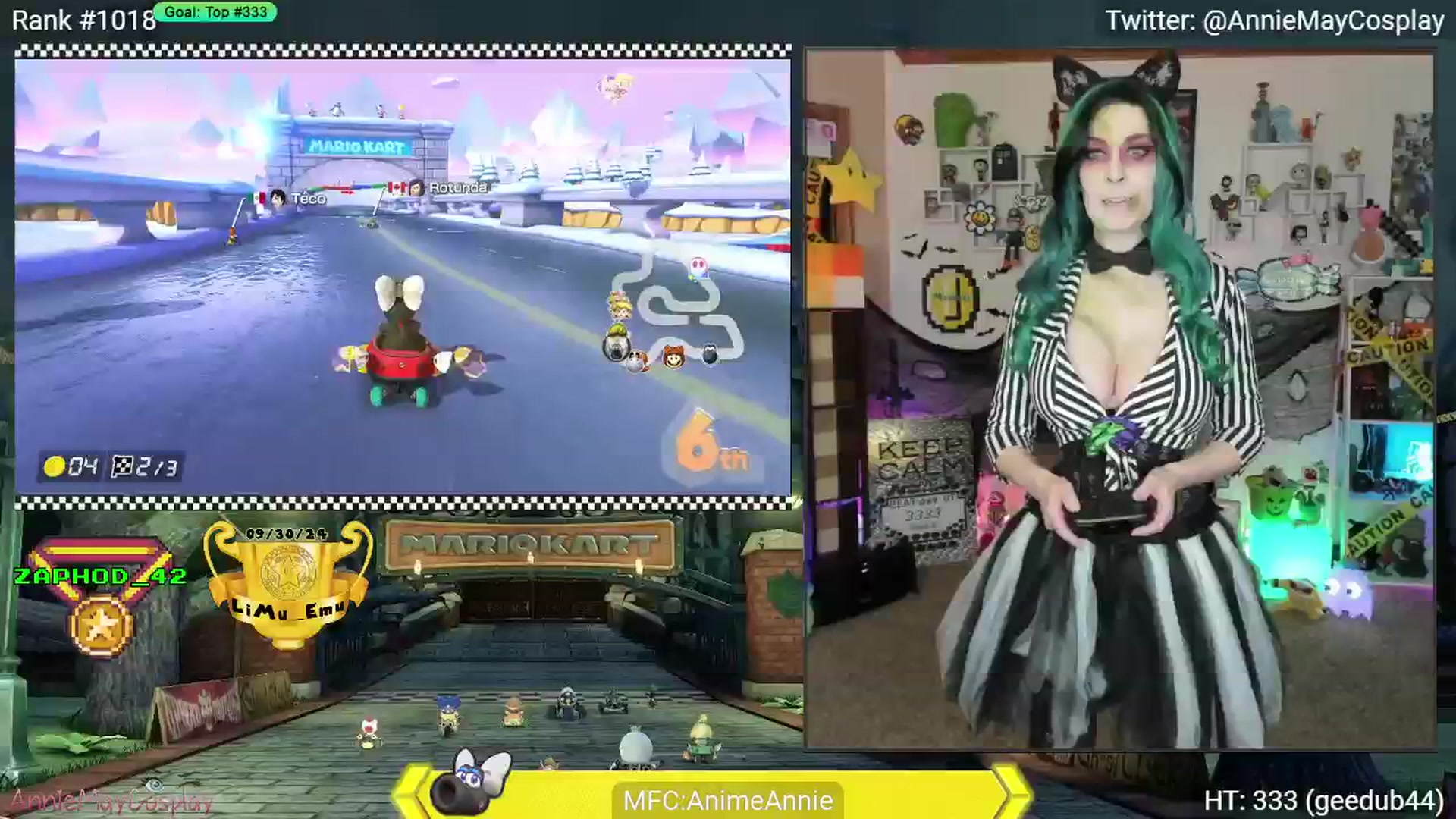 Gallery image thumbnail from AnimeAnnie's myfreecams stream on, 10/27/2024, 02:32 image 12 of 20