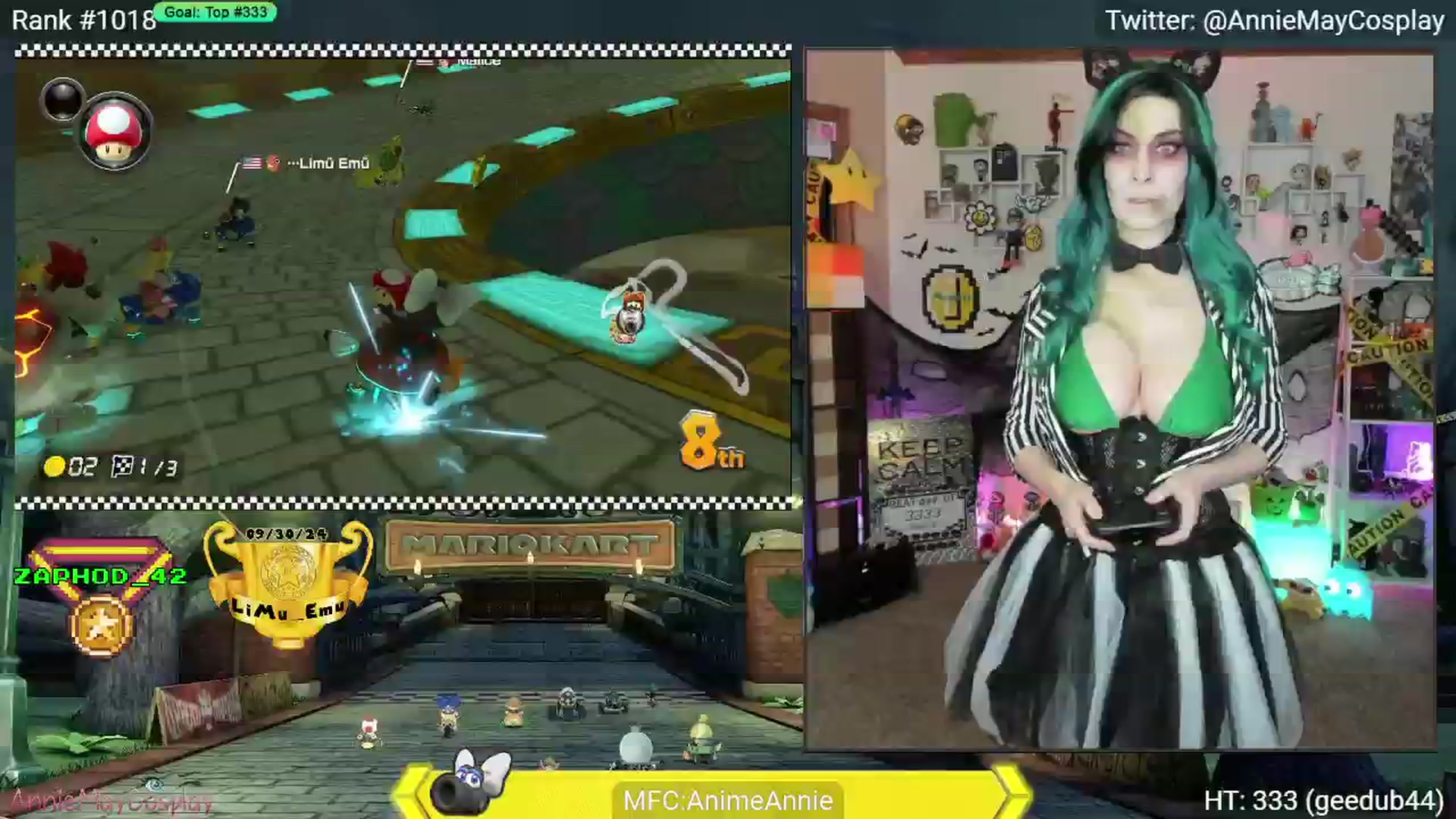Gallery image thumbnail from AnimeAnnie's myfreecams stream on, 10/27/2024, 02:32 image 13 of 20