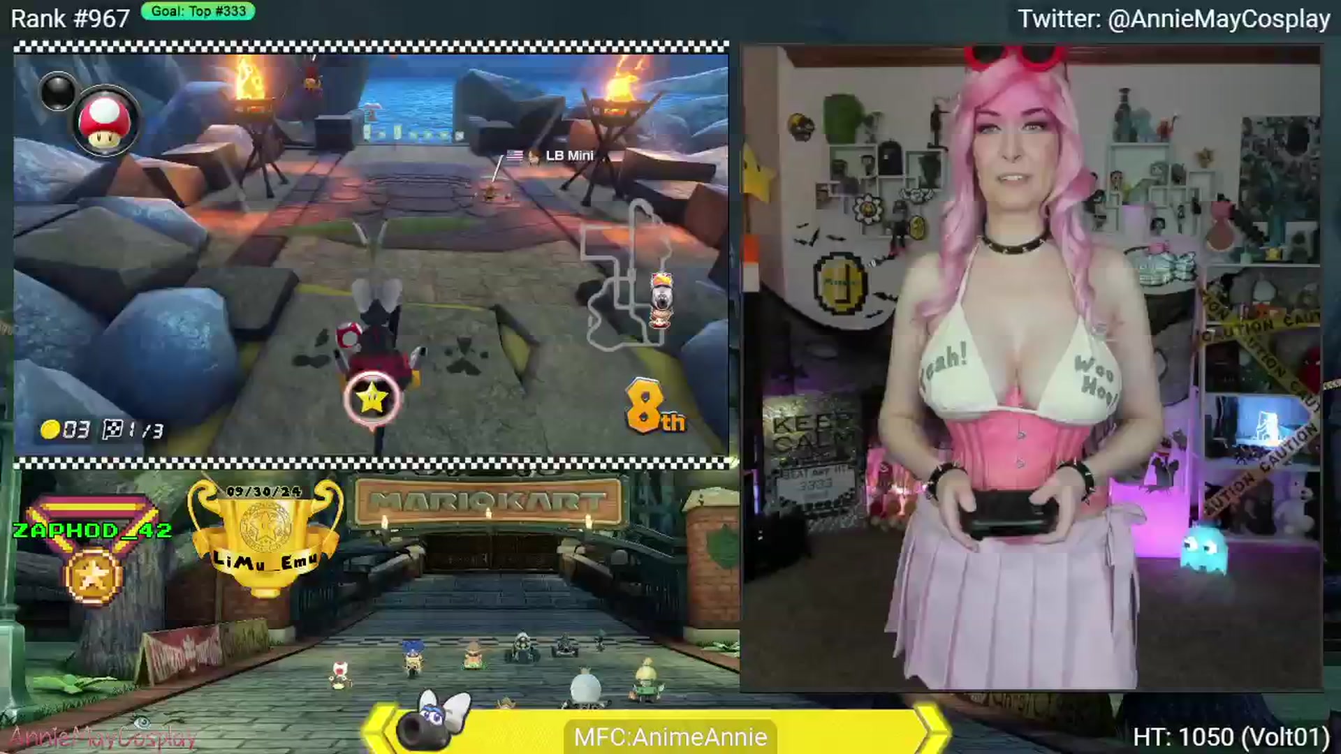 Gallery image thumbnail from AnimeAnnie's myfreecams stream on, 10/29/2024, 03:25 image 1 of 20