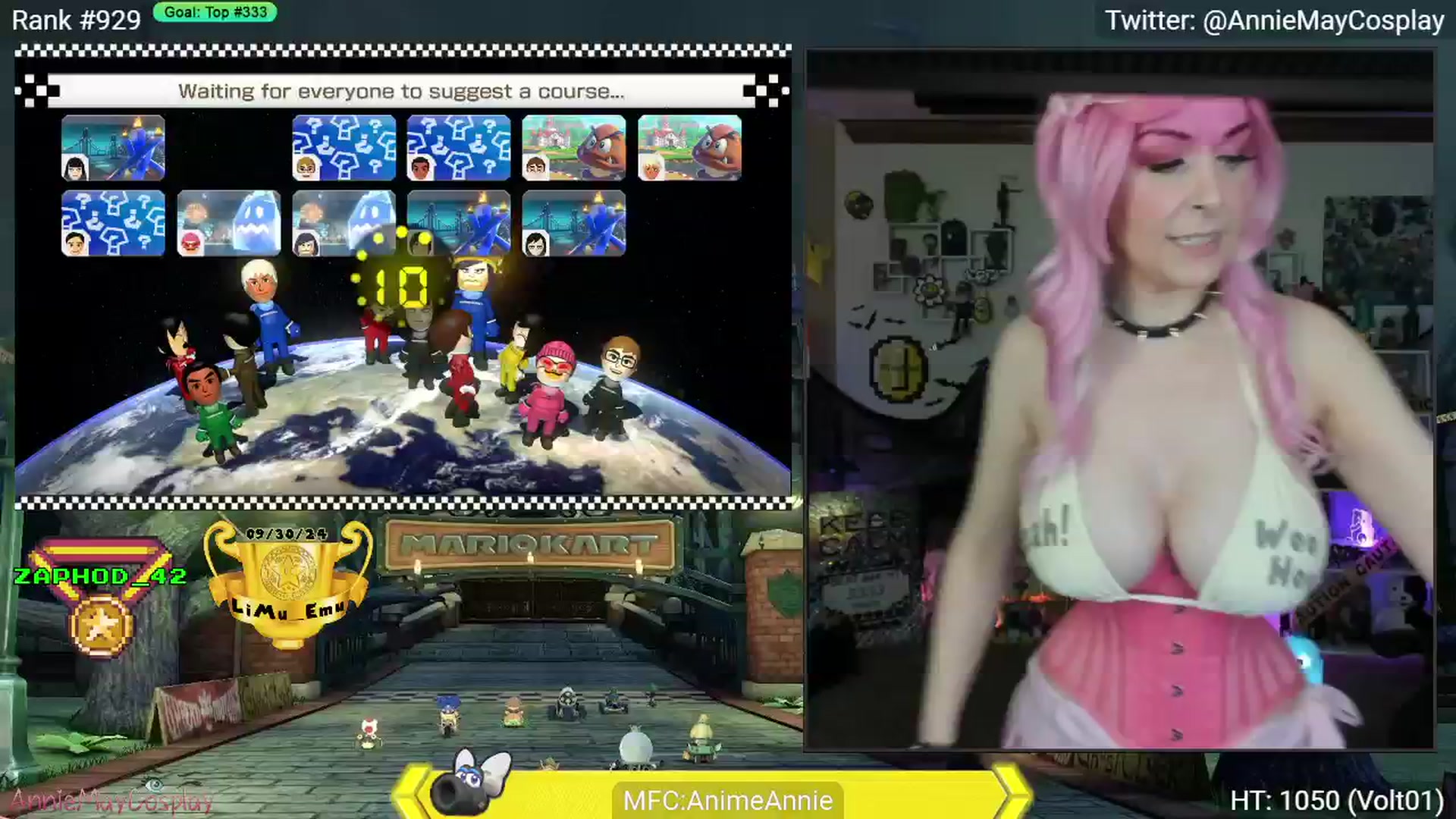 Gallery image thumbnail from AnimeAnnie's myfreecams stream on, 10/29/2024, 03:25 image 19 of 20