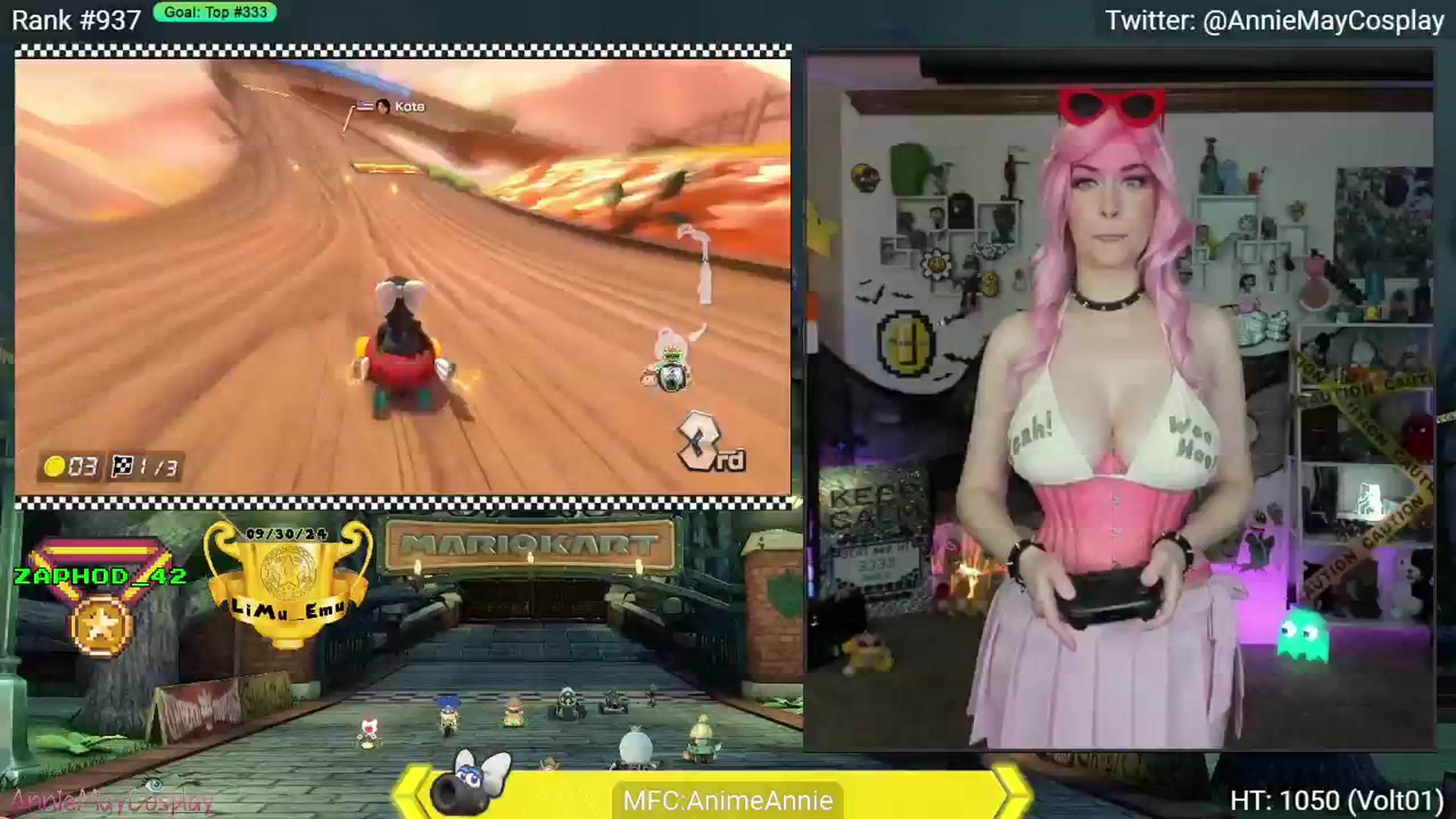 Gallery image thumbnail from AnimeAnnie's myfreecams stream on, 10/29/2024, 03:25 image 13 of 20