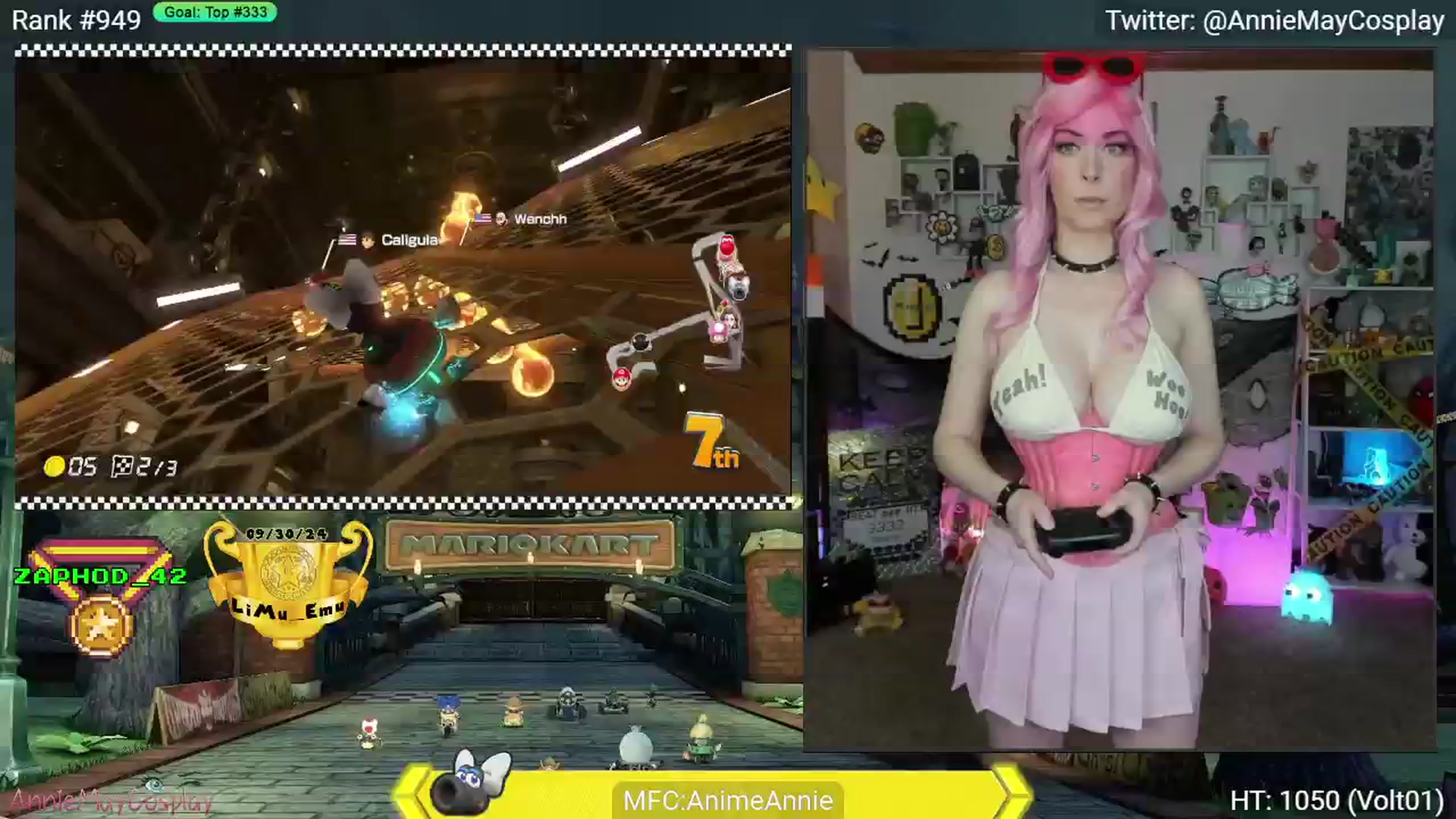 Gallery image thumbnail from AnimeAnnie's myfreecams stream on, 10/29/2024, 03:25 image 9 of 20
