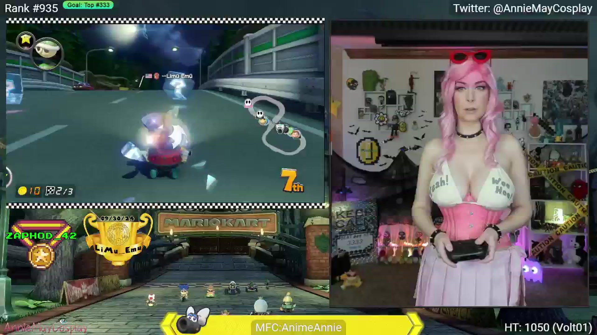 Gallery image thumbnail from AnimeAnnie's myfreecams stream on, 10/29/2024, 03:25 image 15 of 20