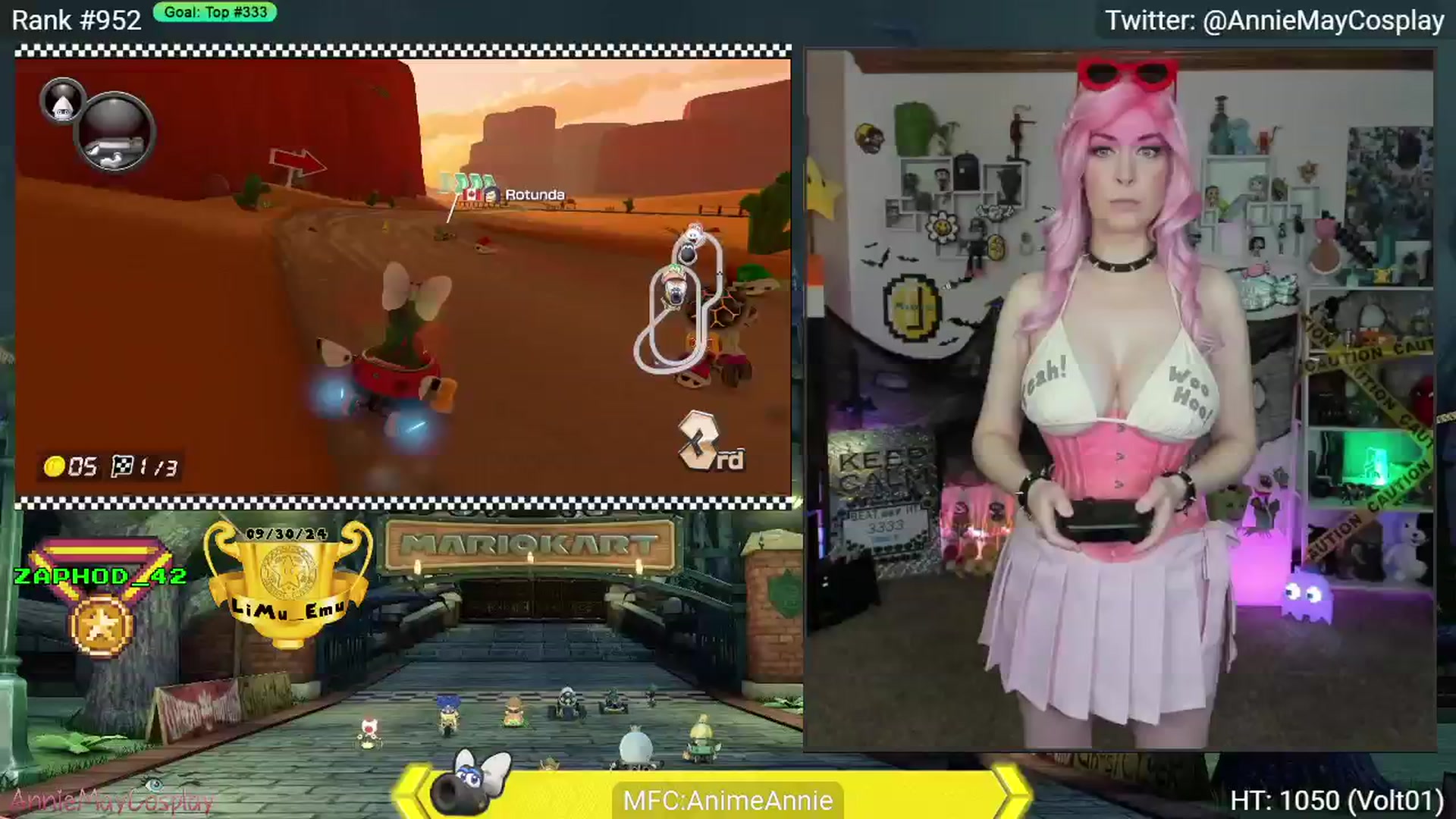 Gallery image thumbnail from AnimeAnnie's myfreecams stream on, 10/29/2024, 03:25 image 7 of 20